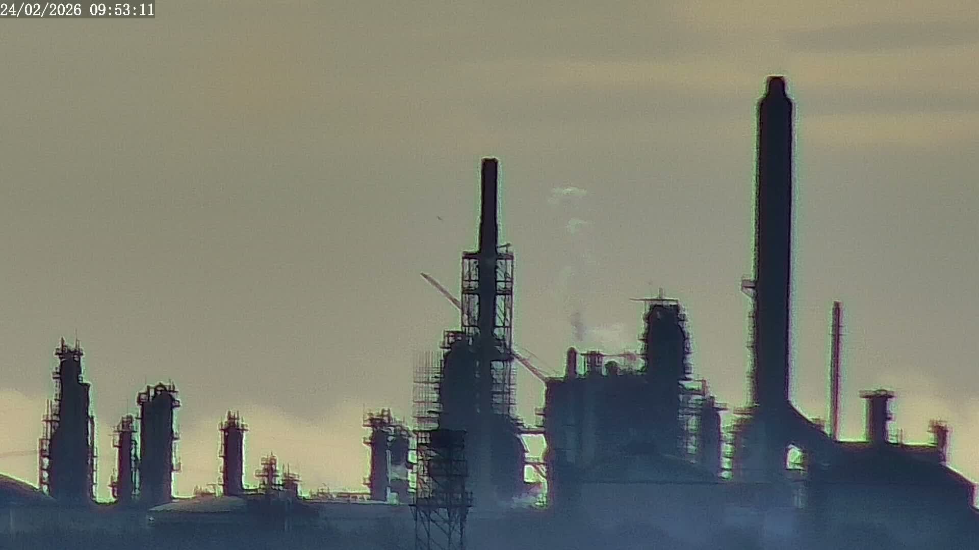 Fawley, ExxonMobil Refinery Live Cam - New Forest, Hampshire, South East, England, United Kingdom