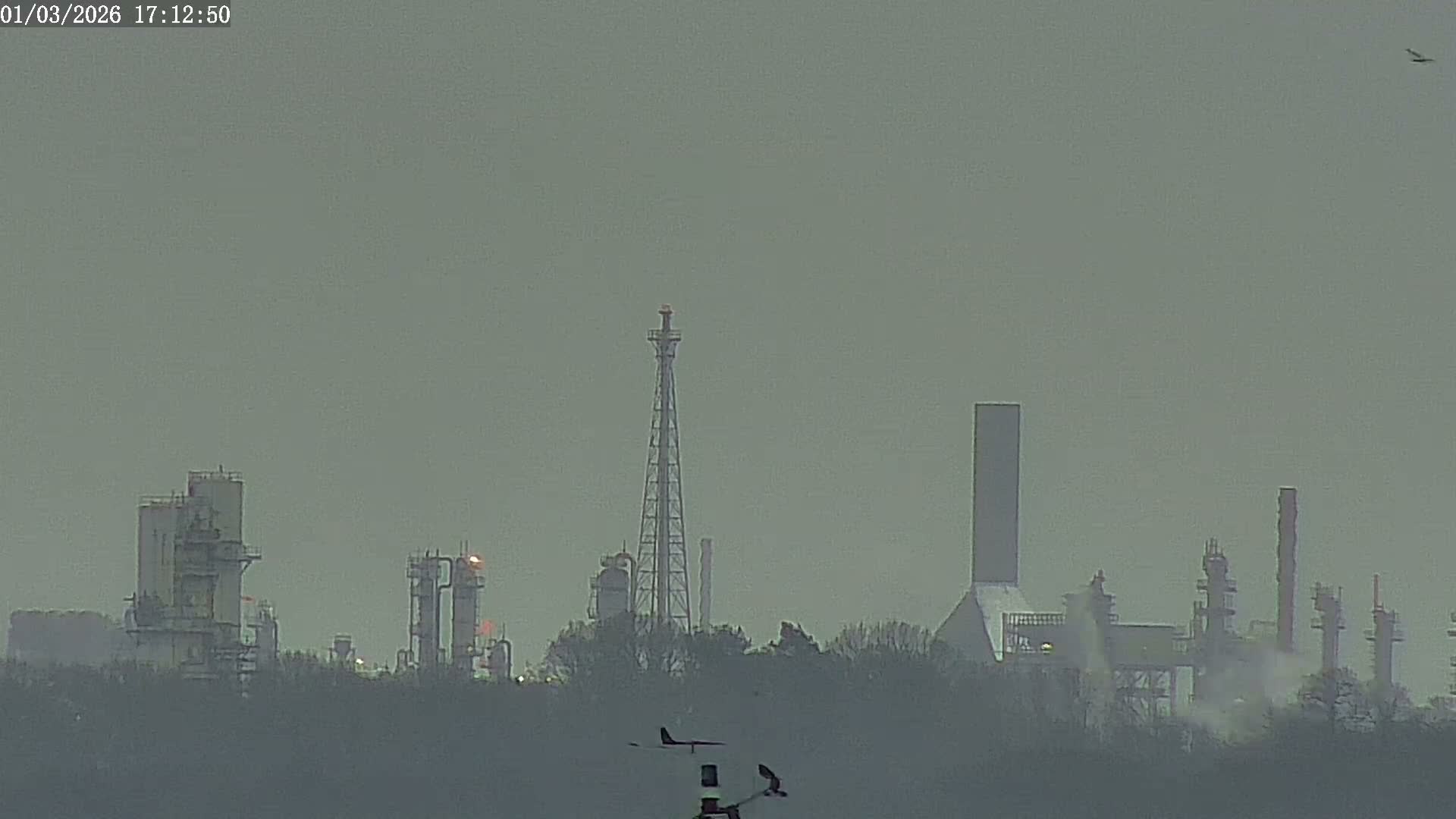Fawley, ExxonMobil Refinery Live Cam - New Forest, Hampshire, South East, England, United Kingdom