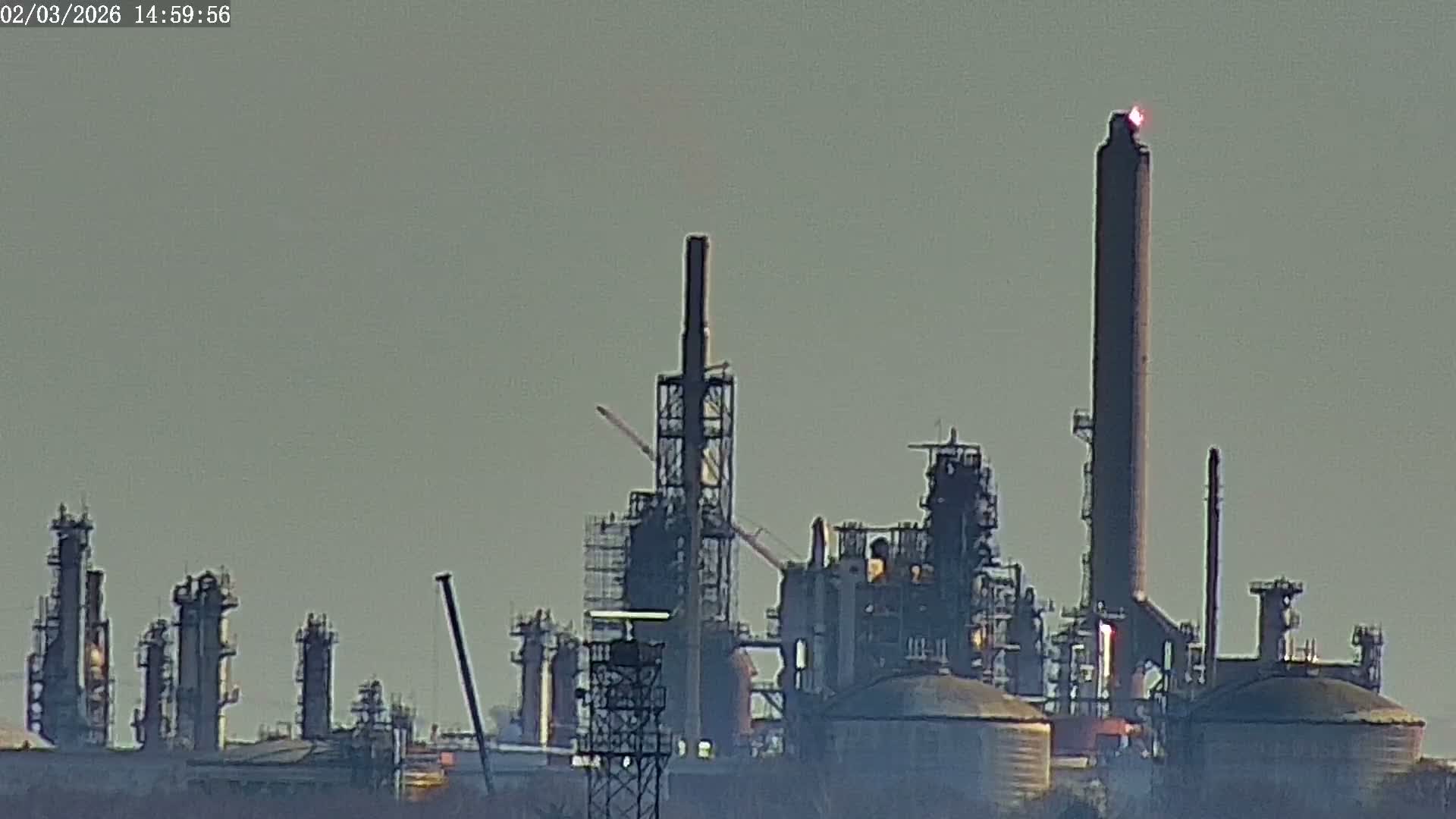 Fawley, ExxonMobil Refinery Live Cam - New Forest, Hampshire, South East, England, United Kingdom