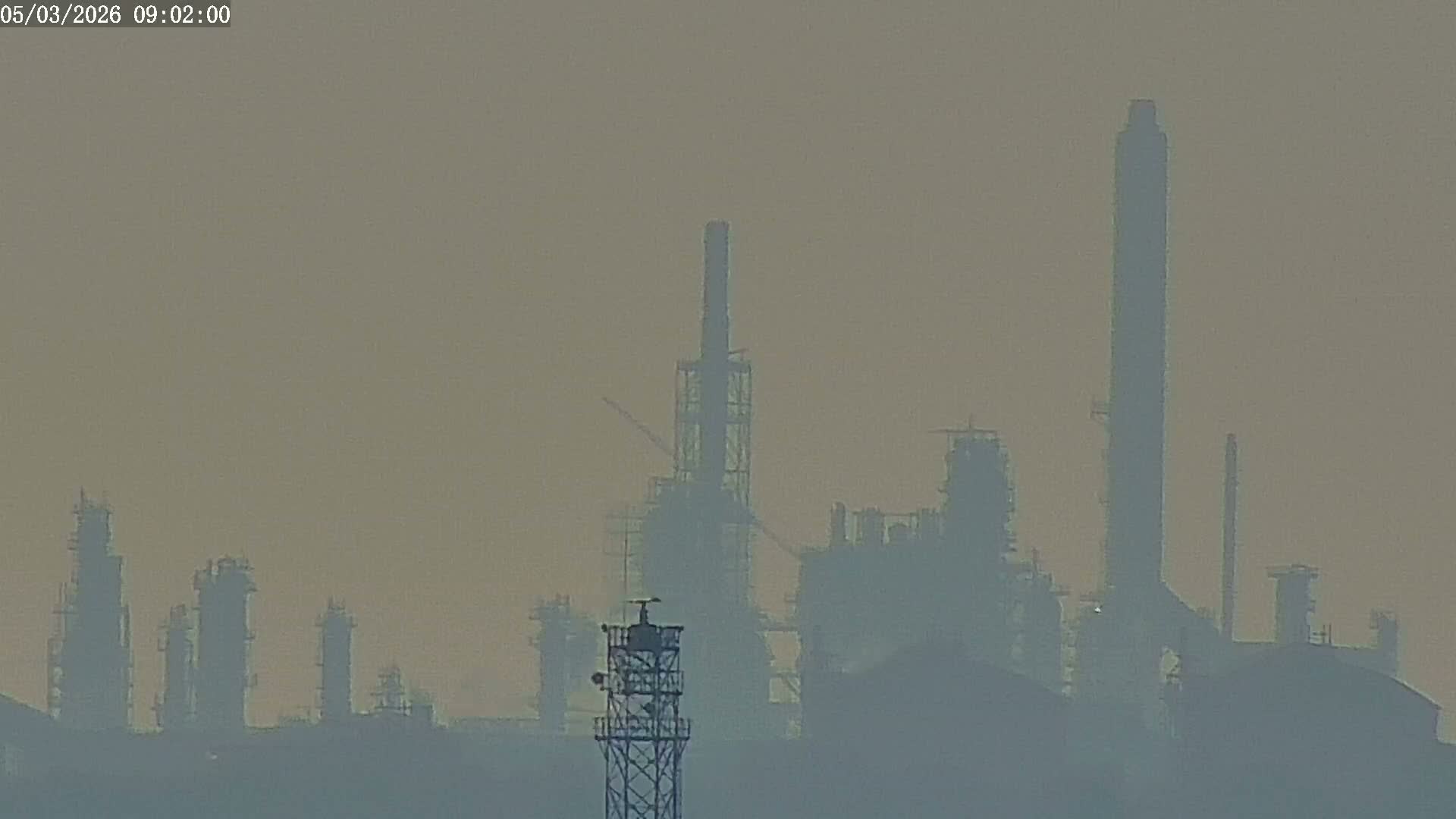 Fawley, ExxonMobil Refinery Live Cam - New Forest, Hampshire, South East, England, United Kingdom