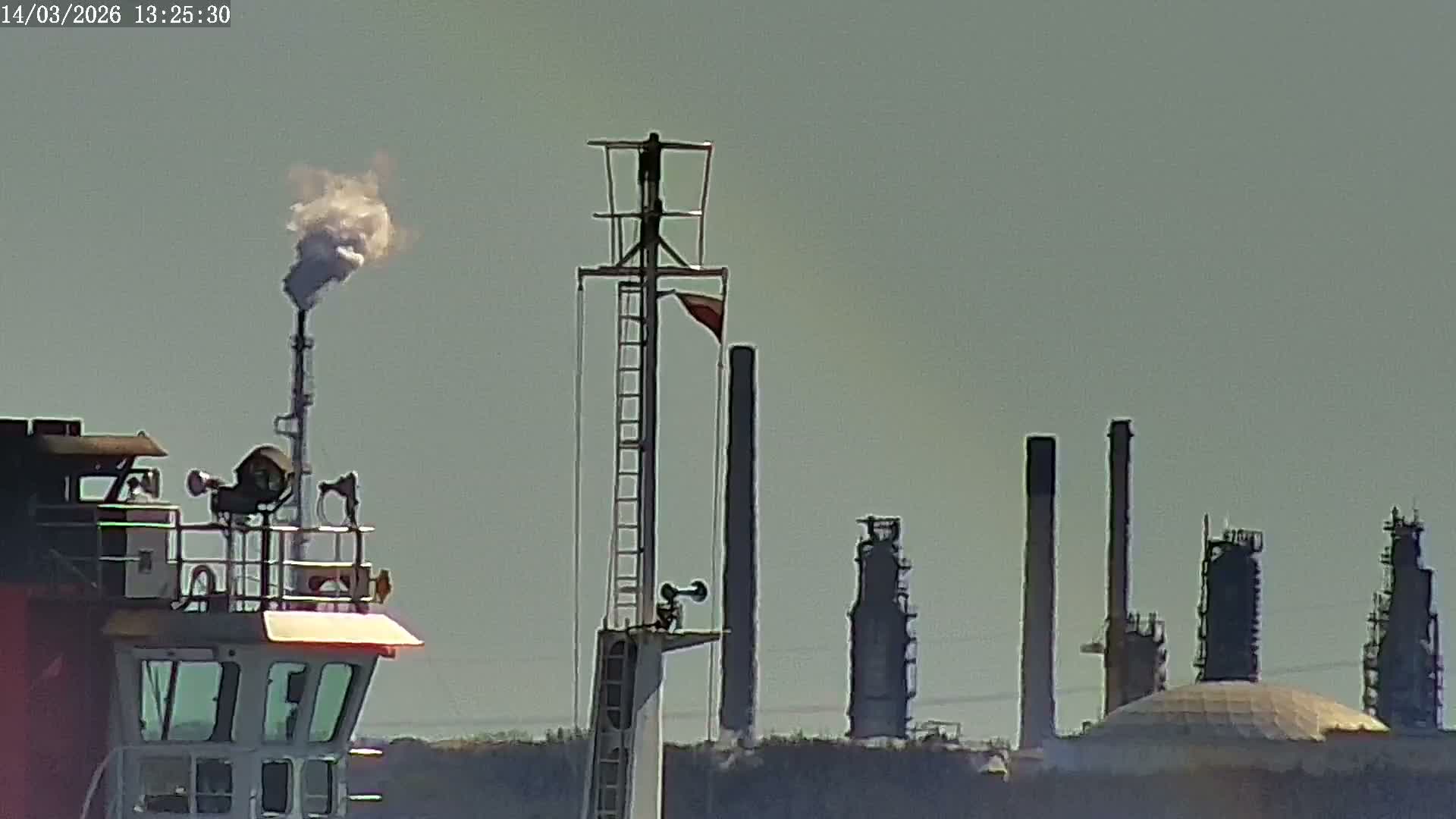 Fawley, ExxonMobil Refinery Live Cam - New Forest, Hampshire, South East, England, United Kingdom