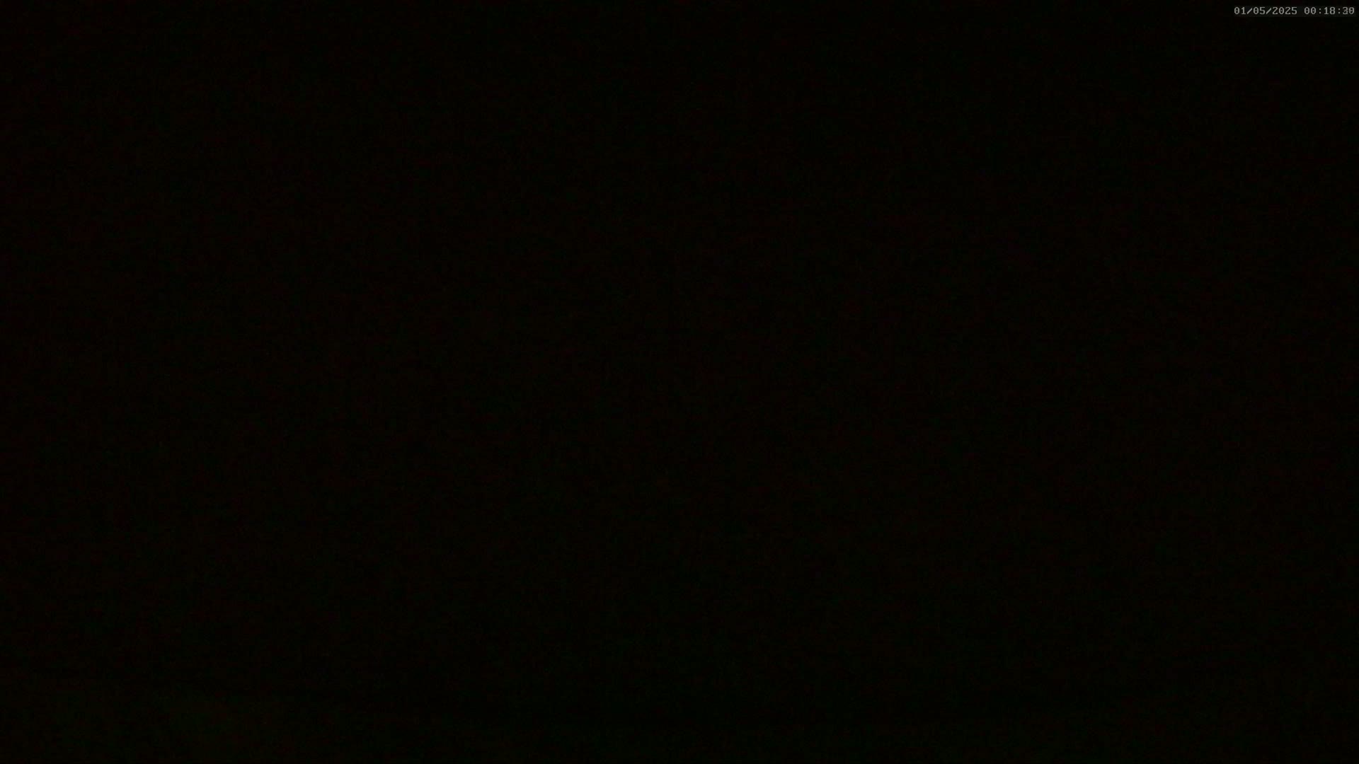 The image is completely black.