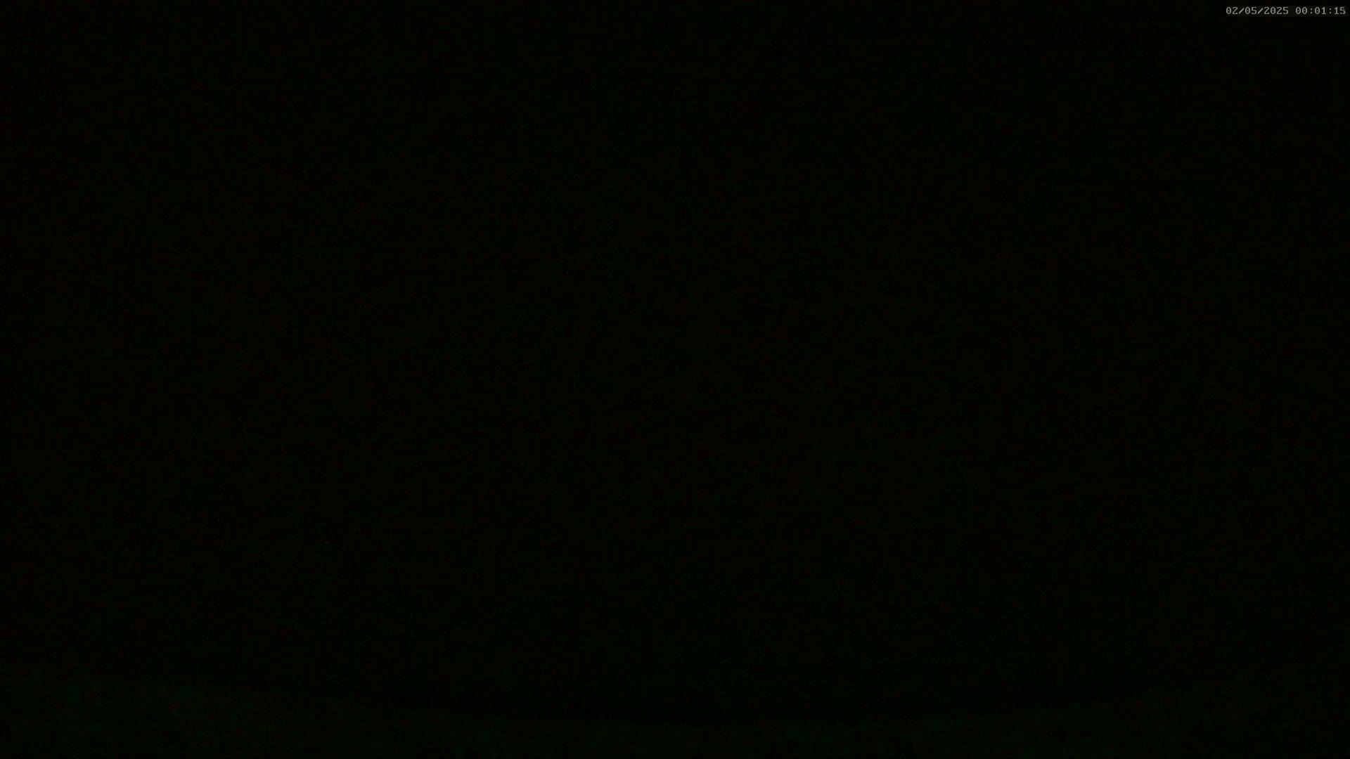 The image is completely black.