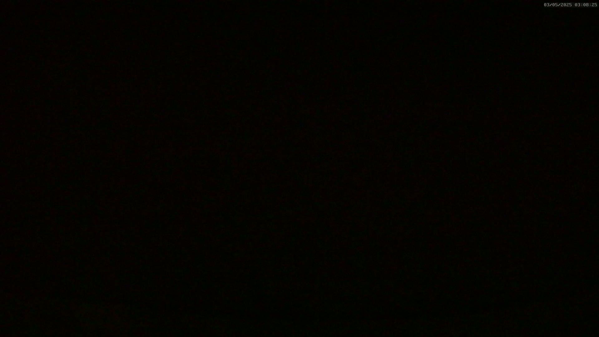 The image is completely black.