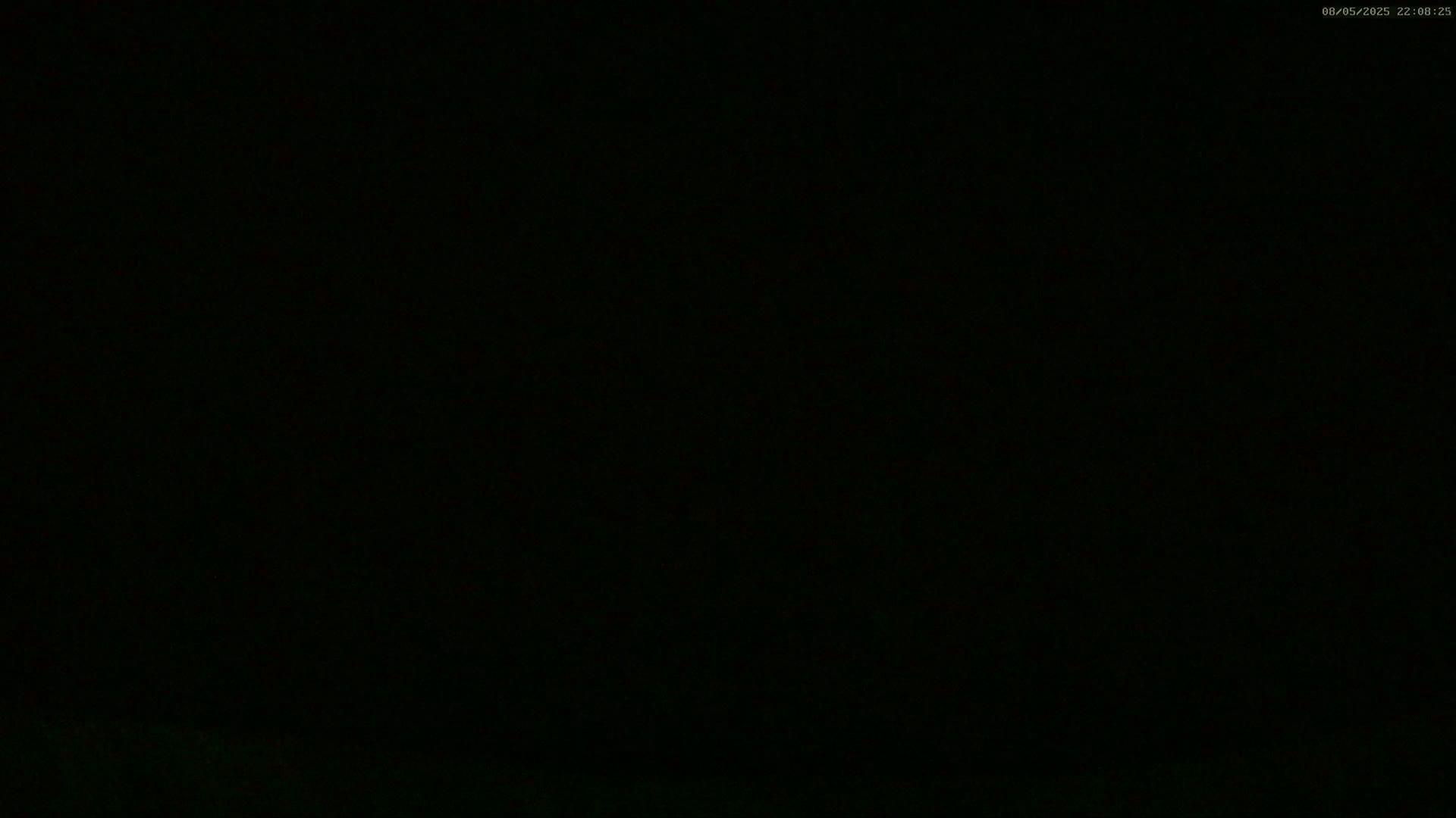 The image is completely black.