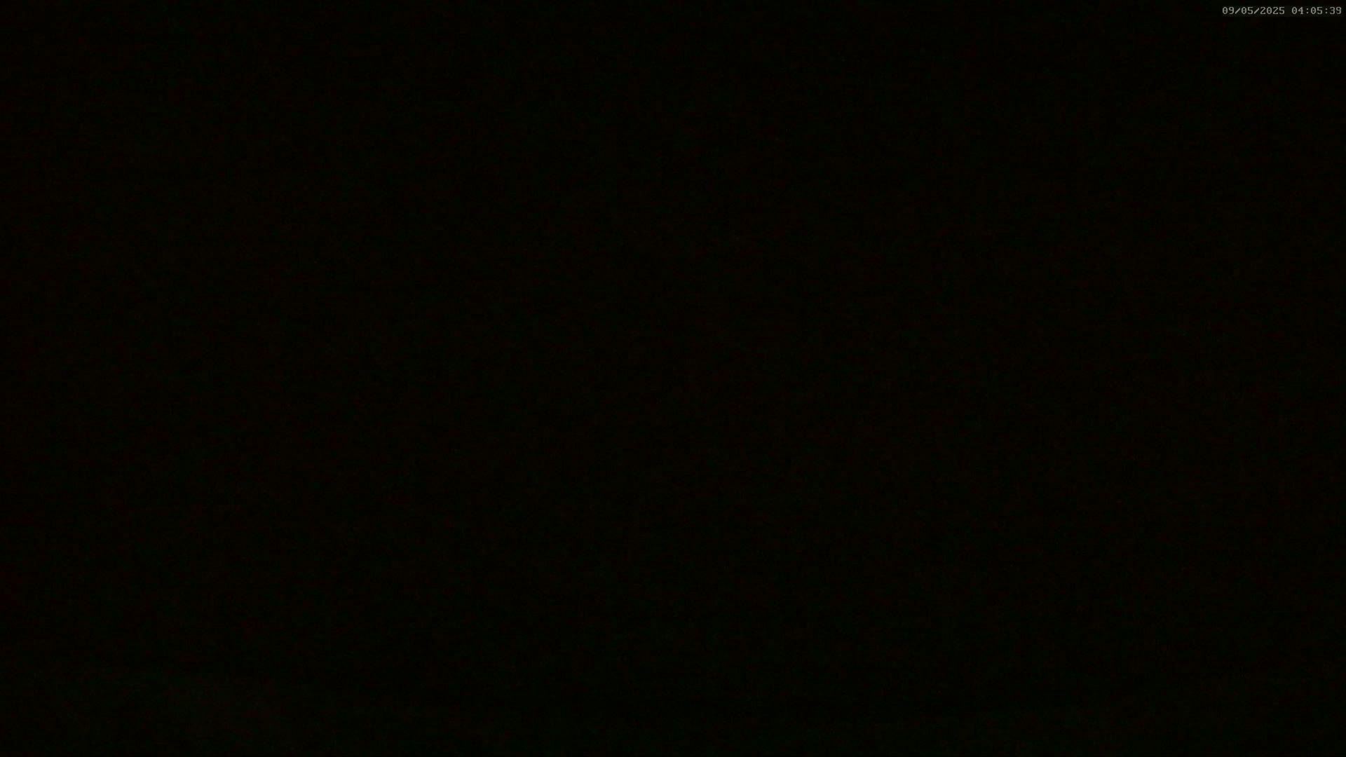 The image is completely black.