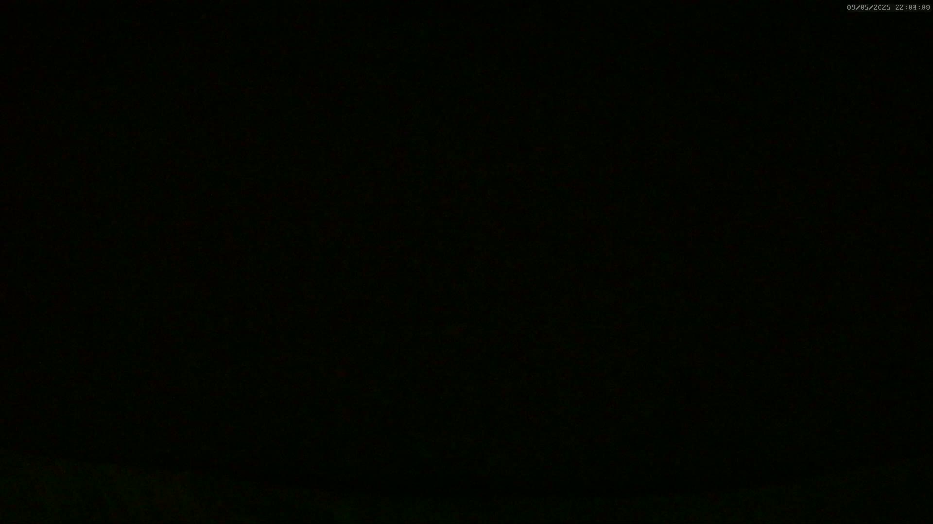 The image is completely black.