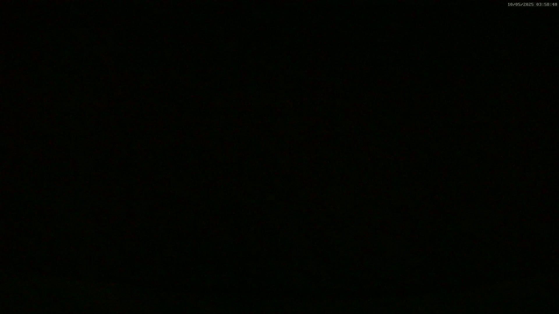 The image is completely black.