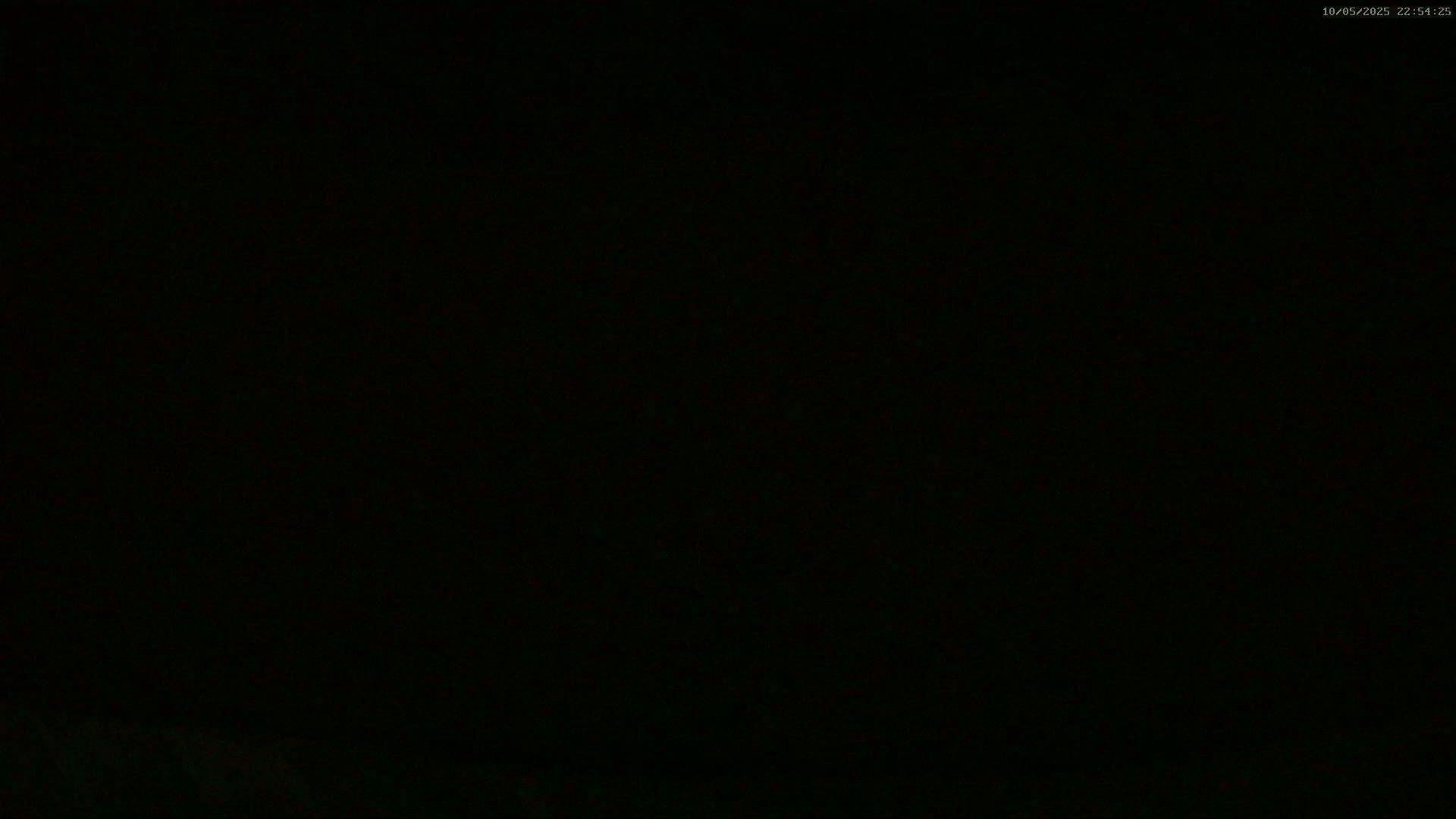 The image is completely black.