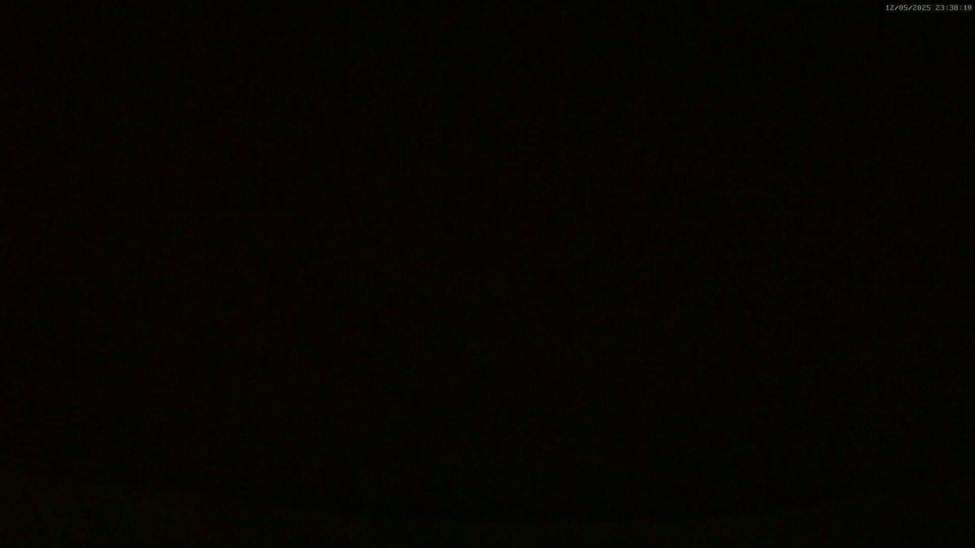 The image is completely black.
