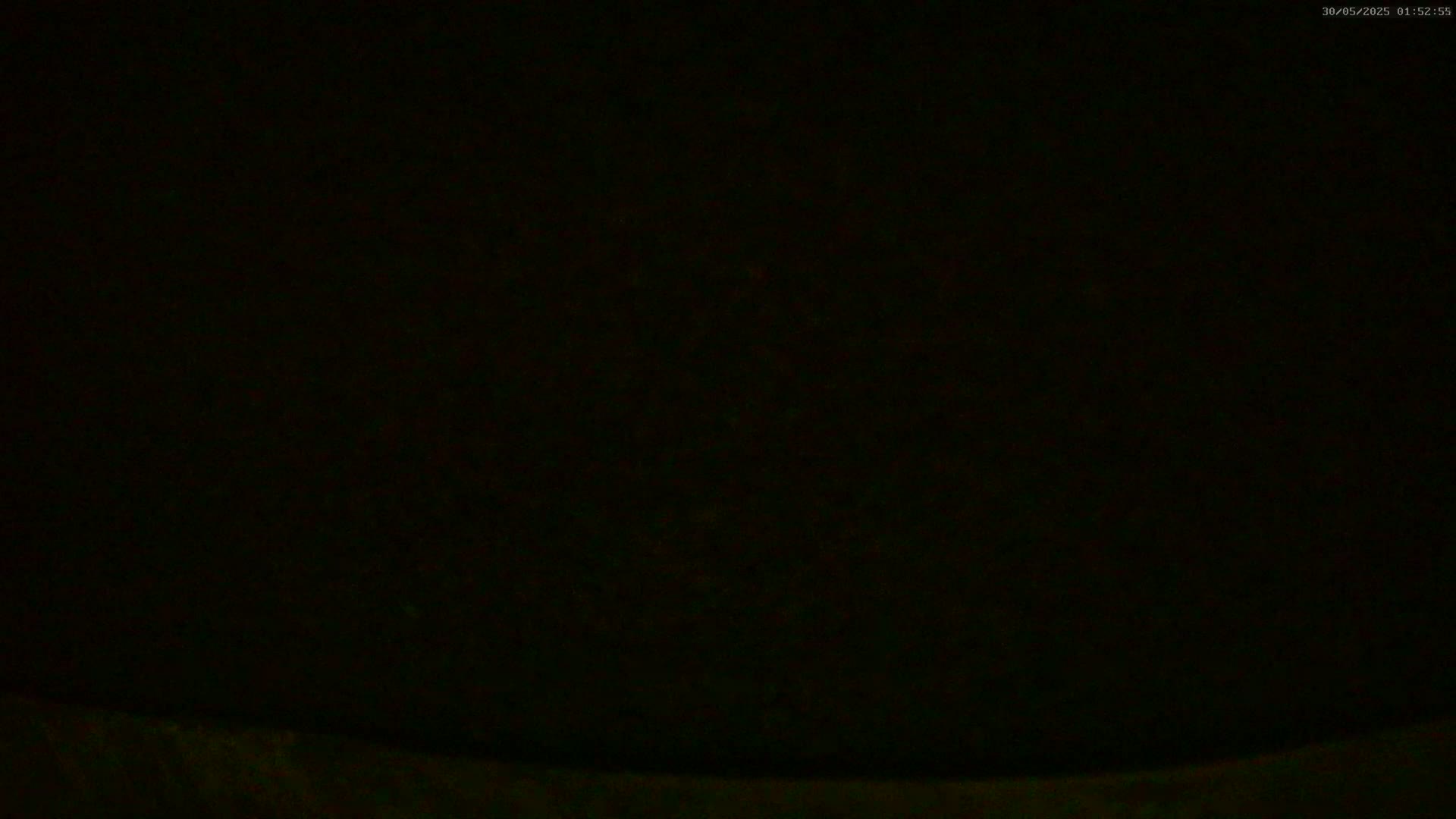 The image is almost entirely black, with a slightly lighter, indistinct bottom edge.
