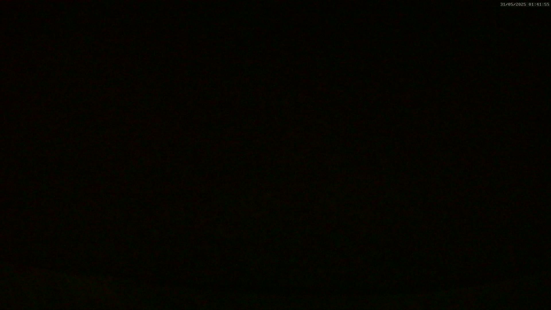 The image is completely black.