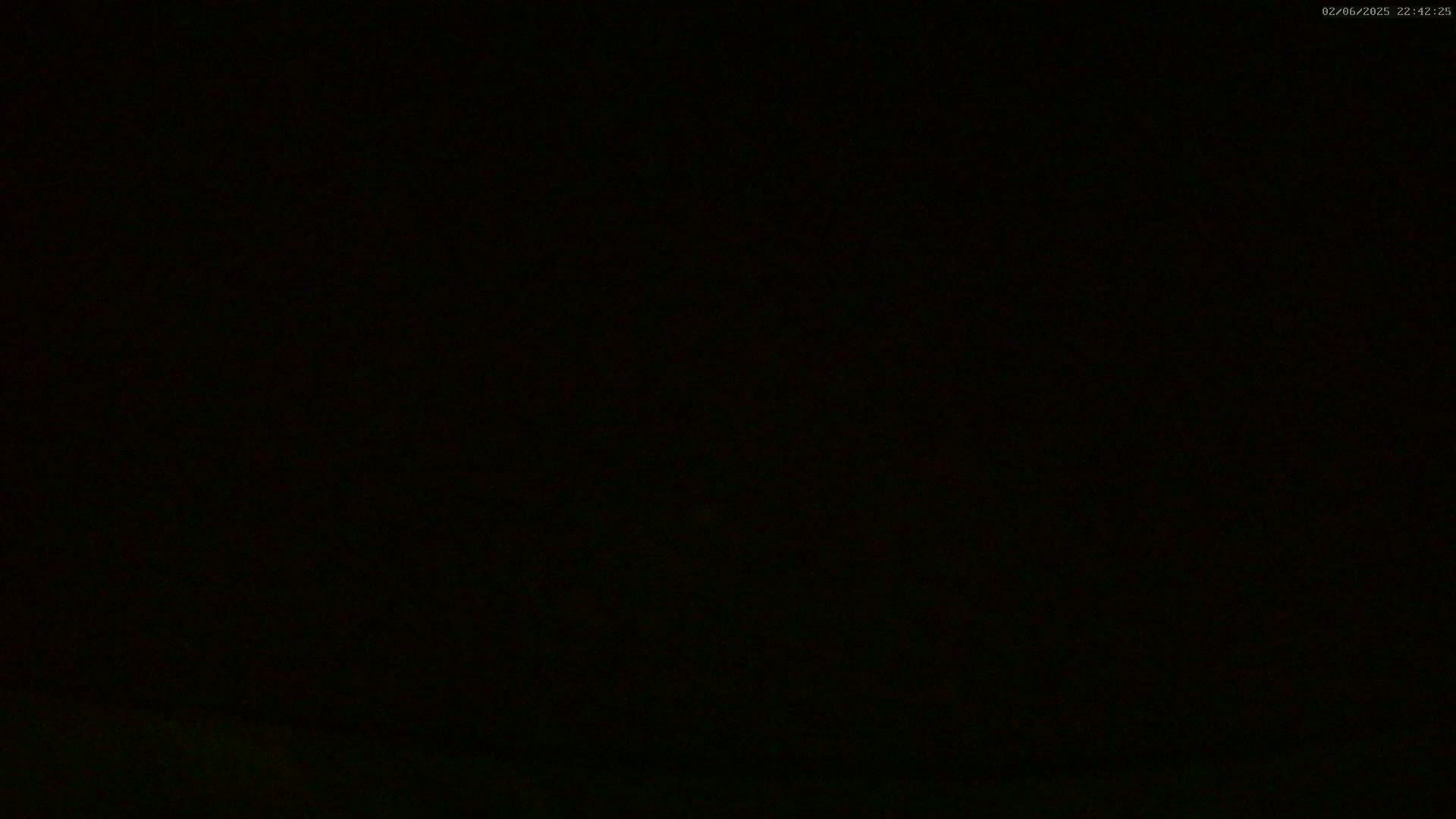 The image is completely black.