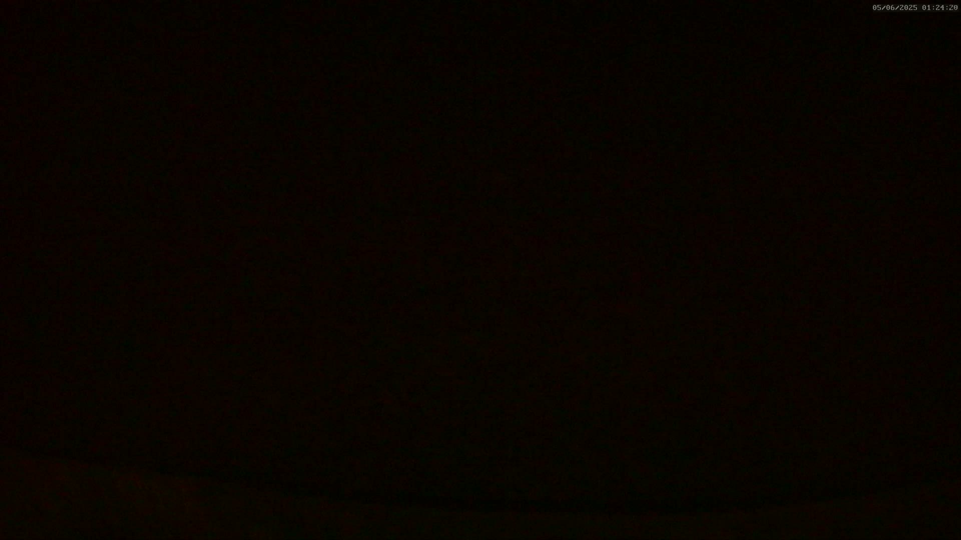 The image is completely black.