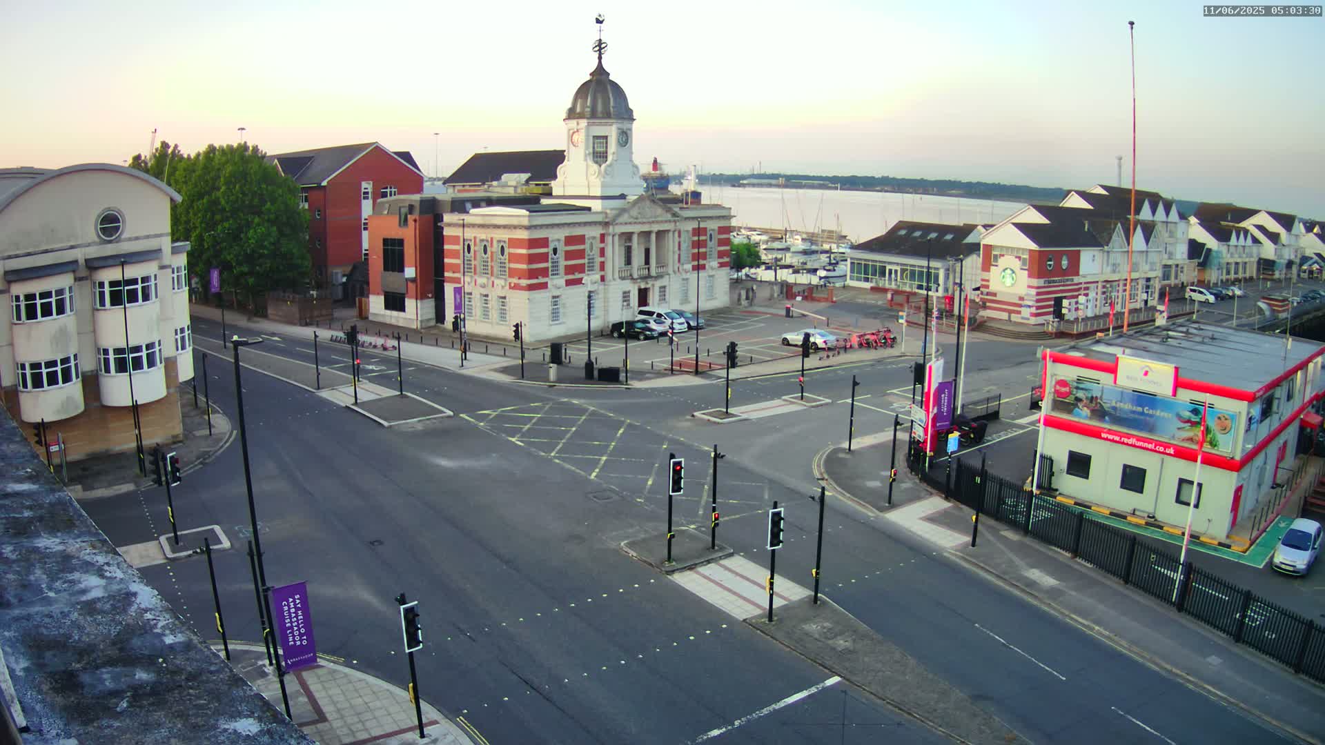 Southampton, Town Quay / Port Junction Live Cam - Southampton, Hampshire, South East, England, United Kingdom