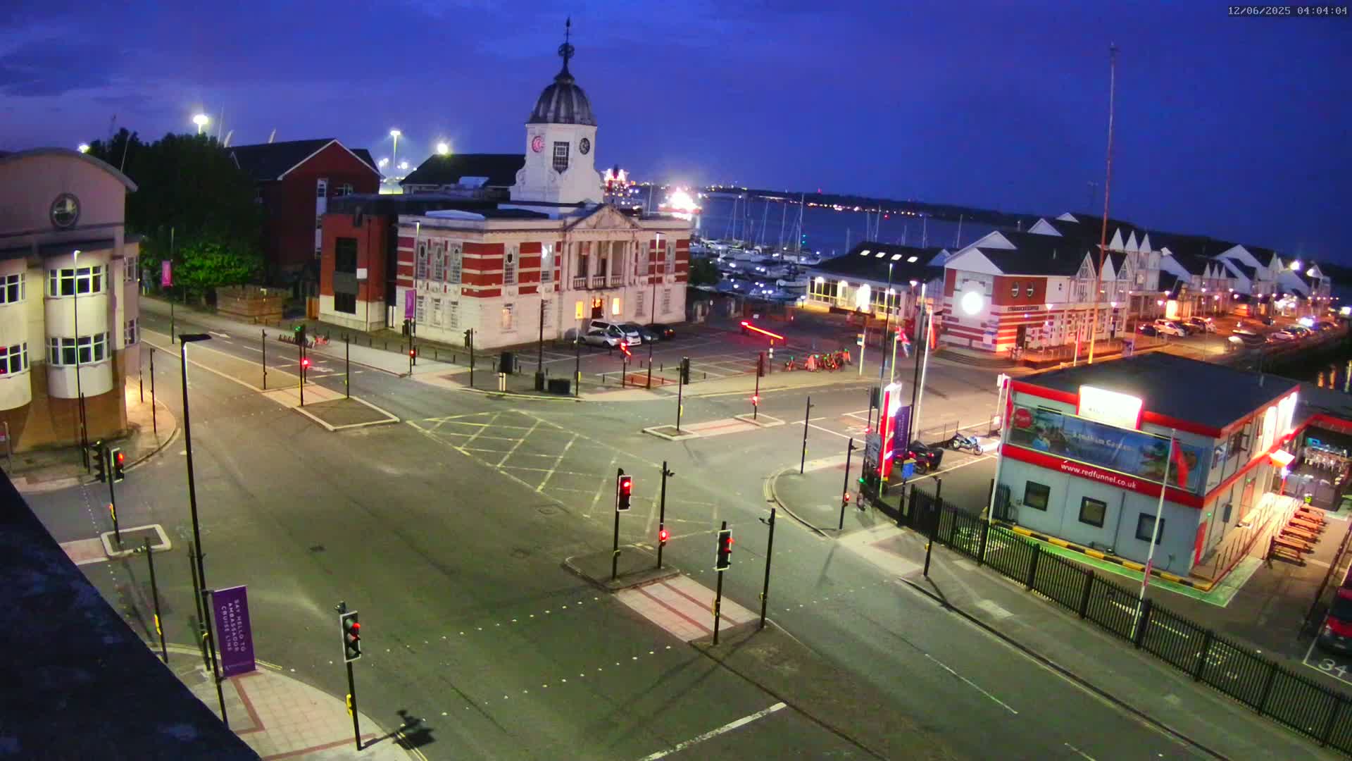 Southampton, Town Quay / Port Junction Live Cam - Southampton, Hampshire, South East, England, United Kingdom