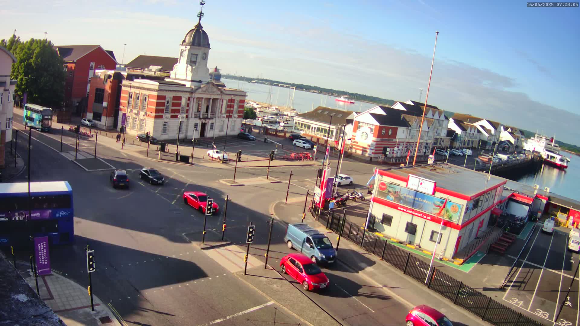 Southampton, Town Quay / Port Junction Live Cam - Southampton, Hampshire, South East, England, United Kingdom