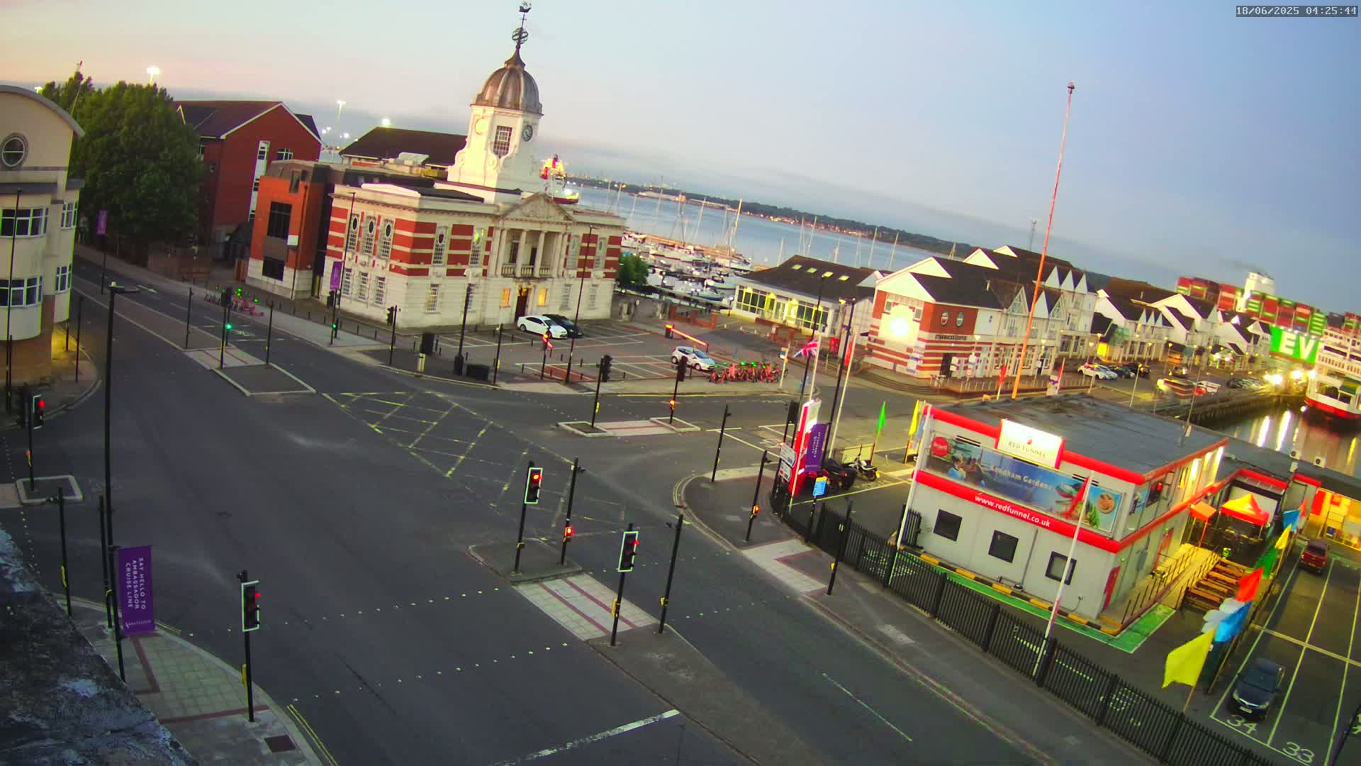 Southampton, Town Quay / Port Junction Live Cam - Southampton, Hampshire, South East, England, United Kingdom
