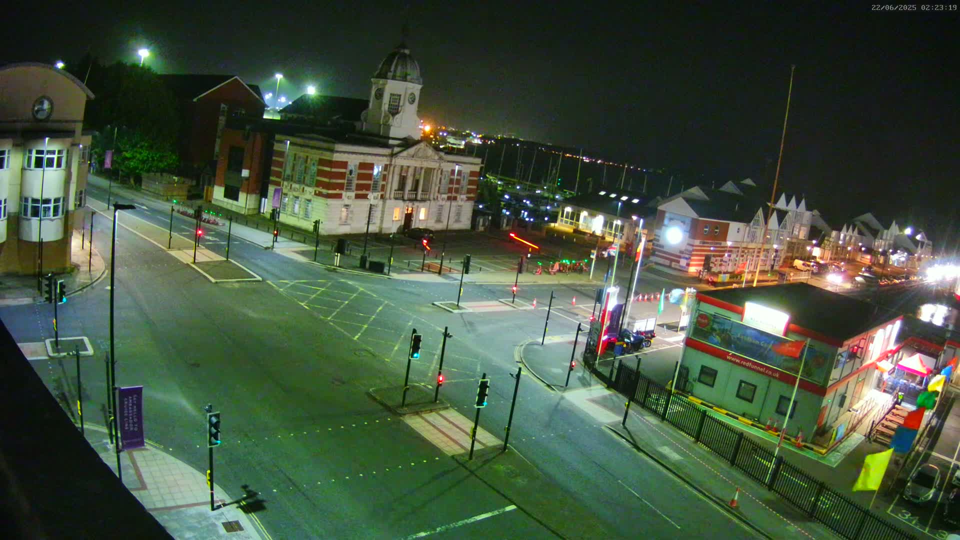 Southampton, Town Quay / Port Junction Live Cam - Southampton, Hampshire, South East, England, United Kingdom