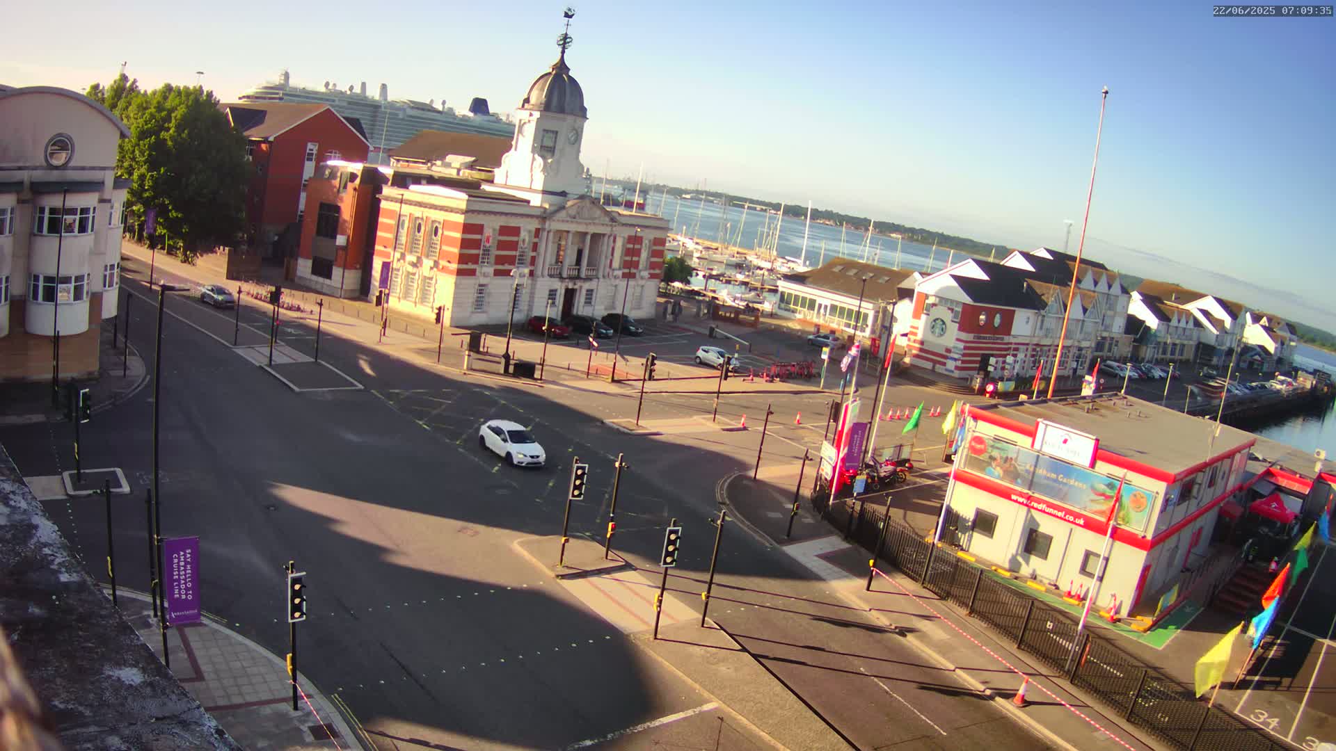Southampton, Town Quay / Port Junction Live Cam - Southampton, Hampshire, South East, England, United Kingdom