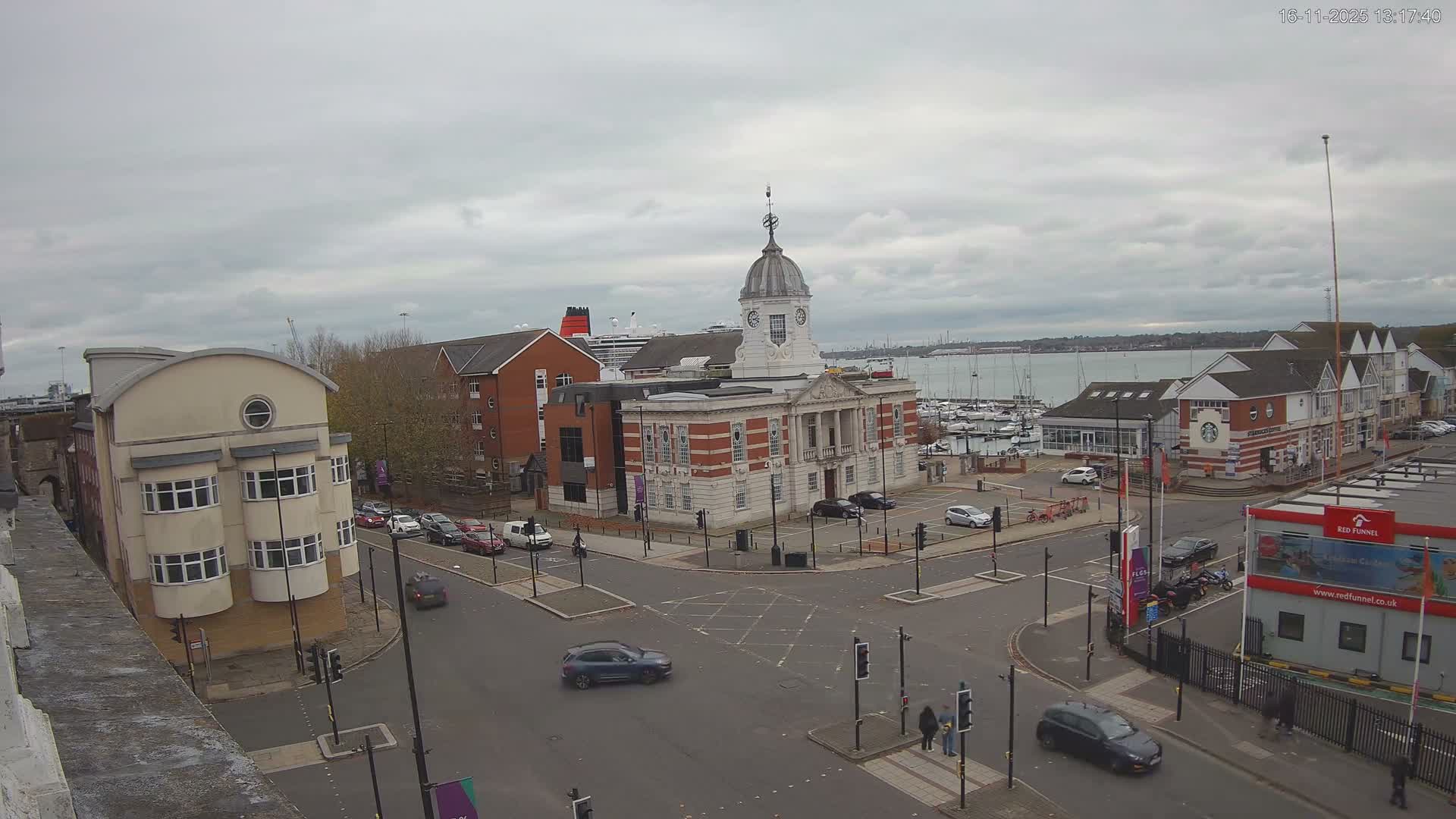 Southampton, Town Quay / Port Junction Live Cam - Southampton, Hampshire, South East, England, United Kingdom