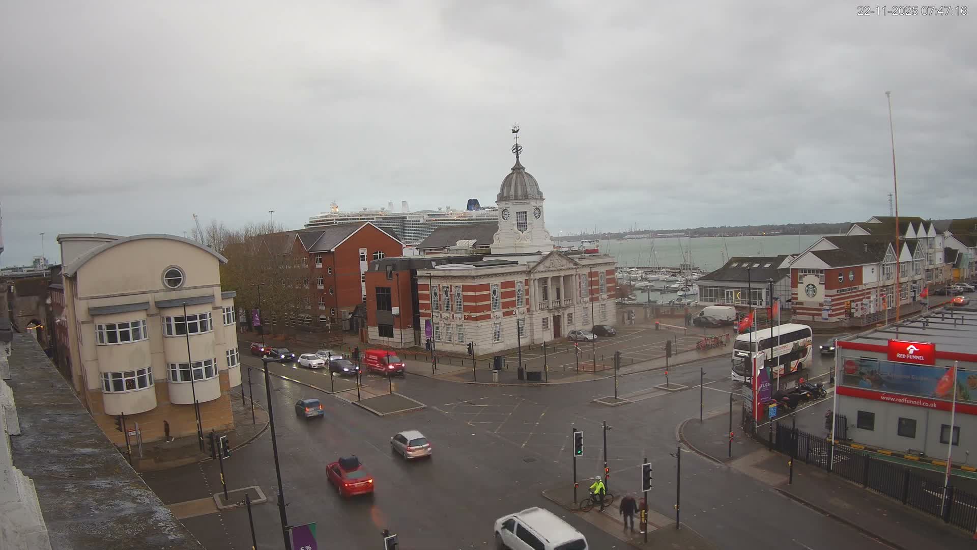 Southampton, Town Quay / Port Junction Live Cam - Southampton, Hampshire, South East, England, United Kingdom