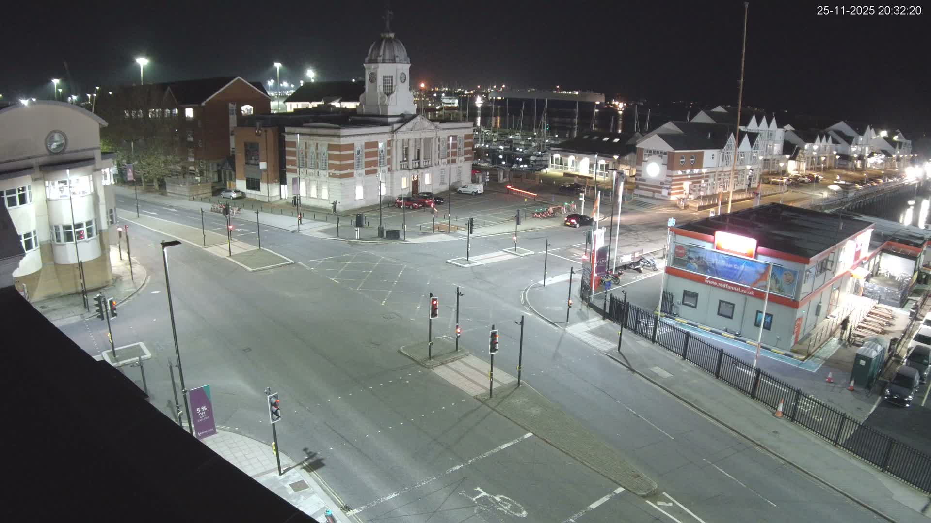 Southampton, Town Quay / Port Junction Live Cam - Southampton, Hampshire, South East, England, United Kingdom