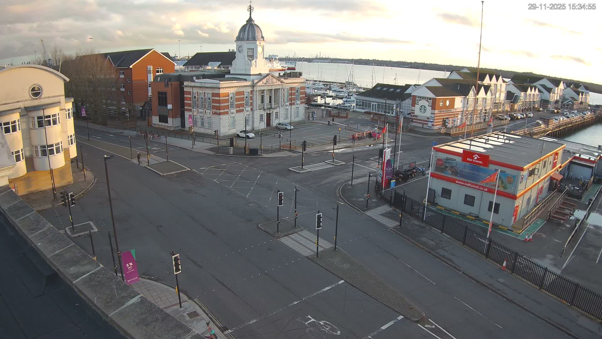 Southampton, Town Quay / Port Junction Live Cam - Southampton, Hampshire, South East, England, United Kingdom