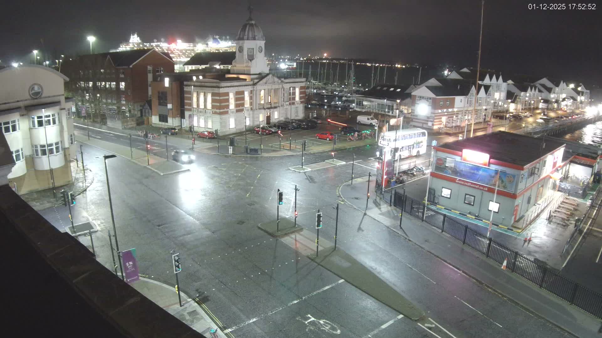 Southampton, Town Quay / Port Junction Live Cam - Southampton, Hampshire, South East, England, United Kingdom