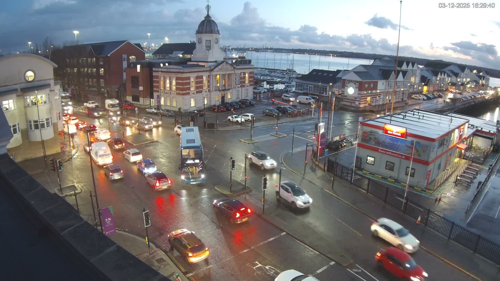Southampton, Town Quay / Port Junction Live Cam - Southampton, Hampshire, South East, England, United Kingdom