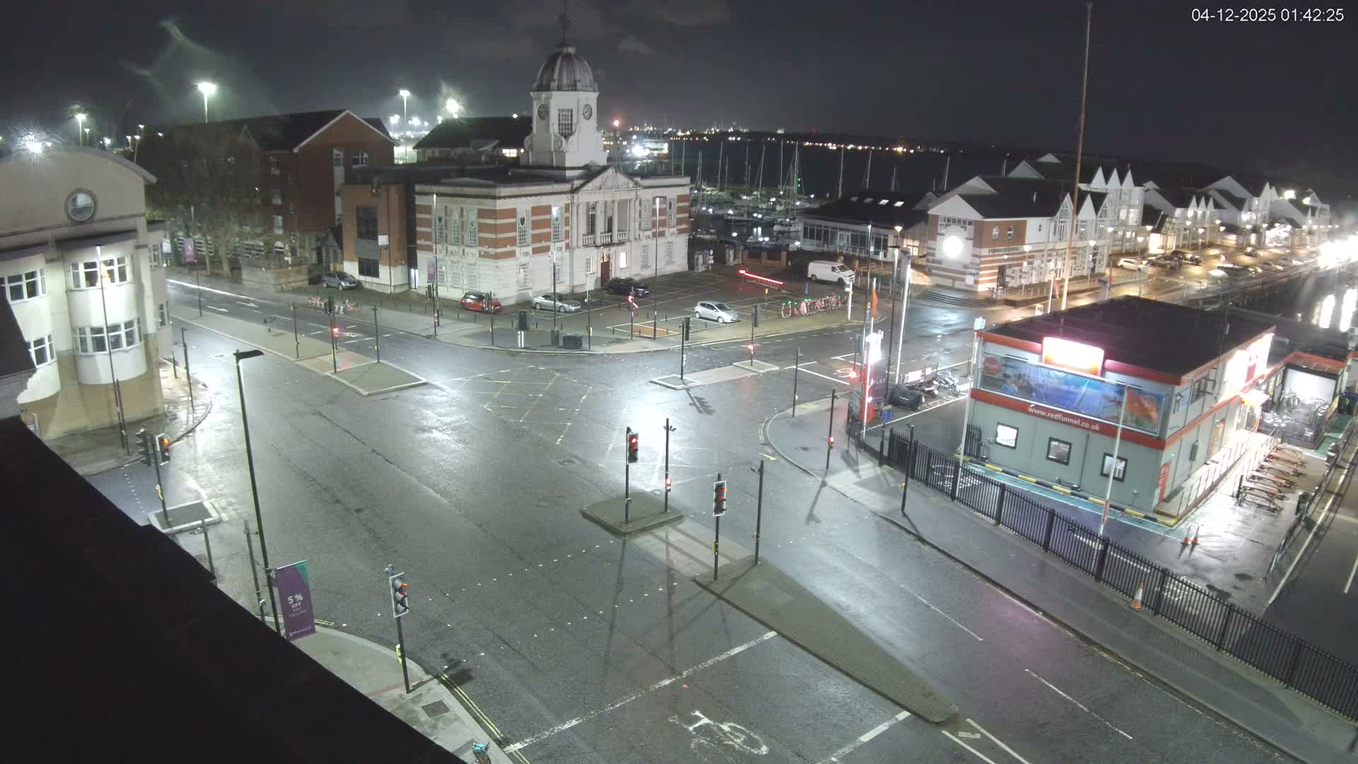Southampton, Town Quay / Port Junction Live Cam - Southampton, Hampshire, South East, England, United Kingdom