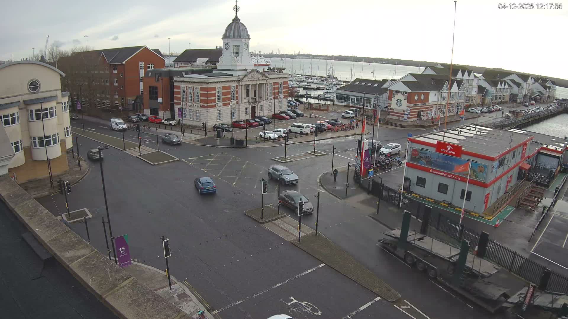 Southampton, Town Quay / Port Junction Live Cam - Southampton, Hampshire, South East, England, United Kingdom