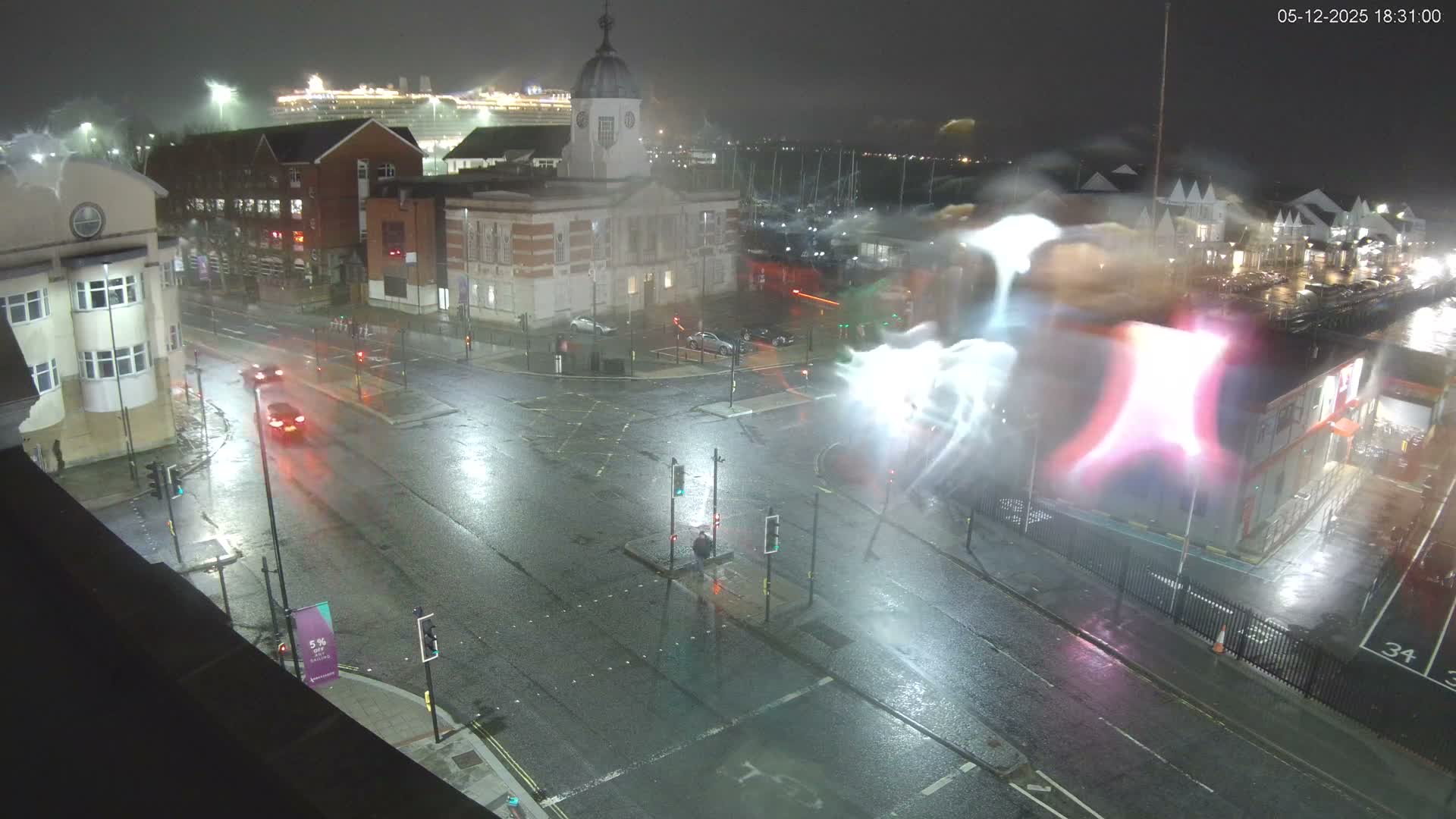 Southampton, Town Quay / Port Junction Live Cam - Southampton, Hampshire, South East, England, United Kingdom