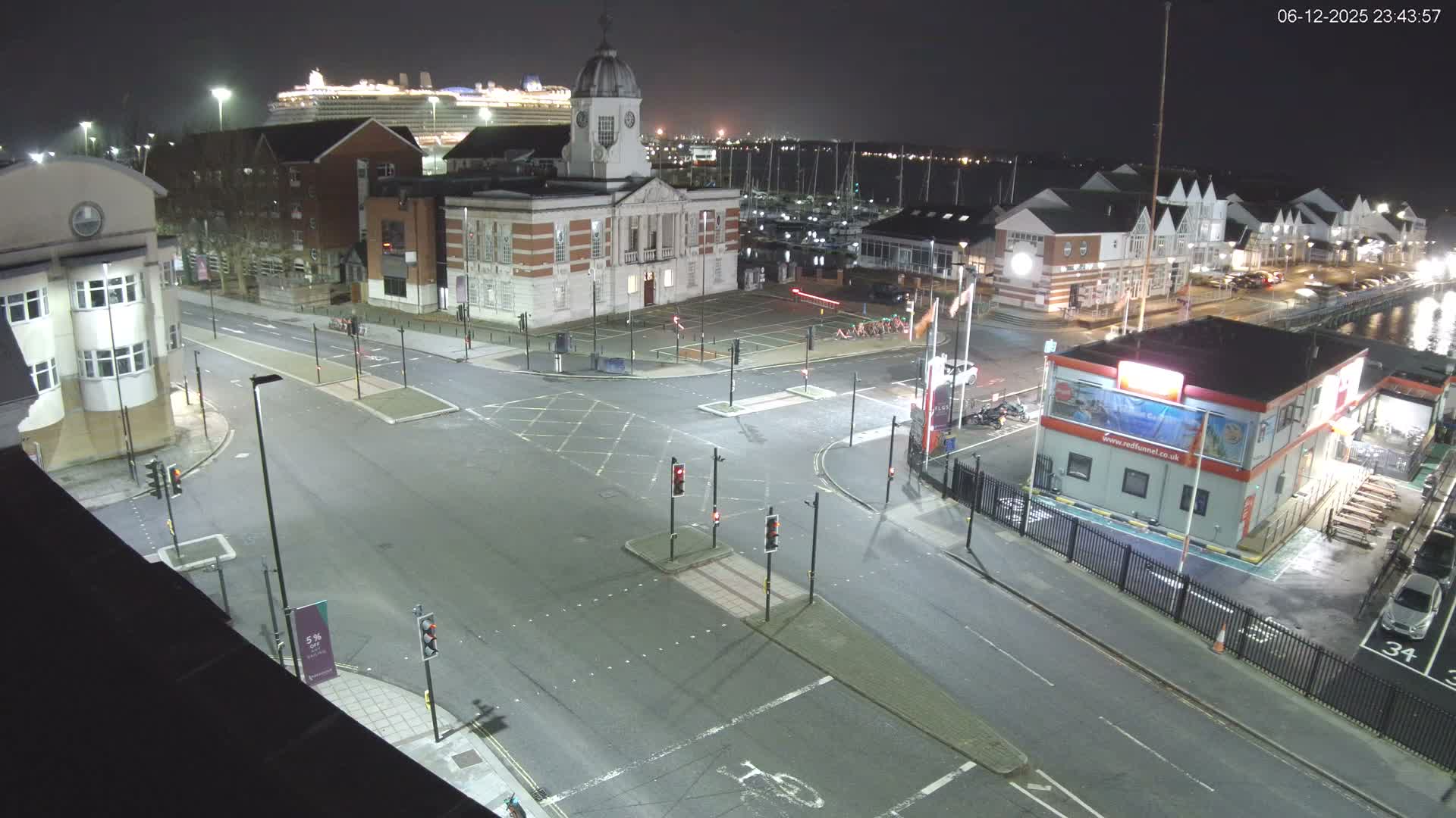 Southampton, Town Quay / Port Junction Live Cam - Southampton, Hampshire, South East, England, United Kingdom