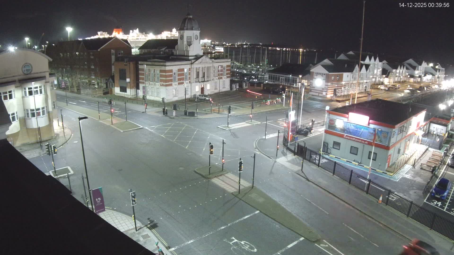 Southampton, Town Quay / Port Junction Live Cam - Southampton, Hampshire, South East, England, United Kingdom