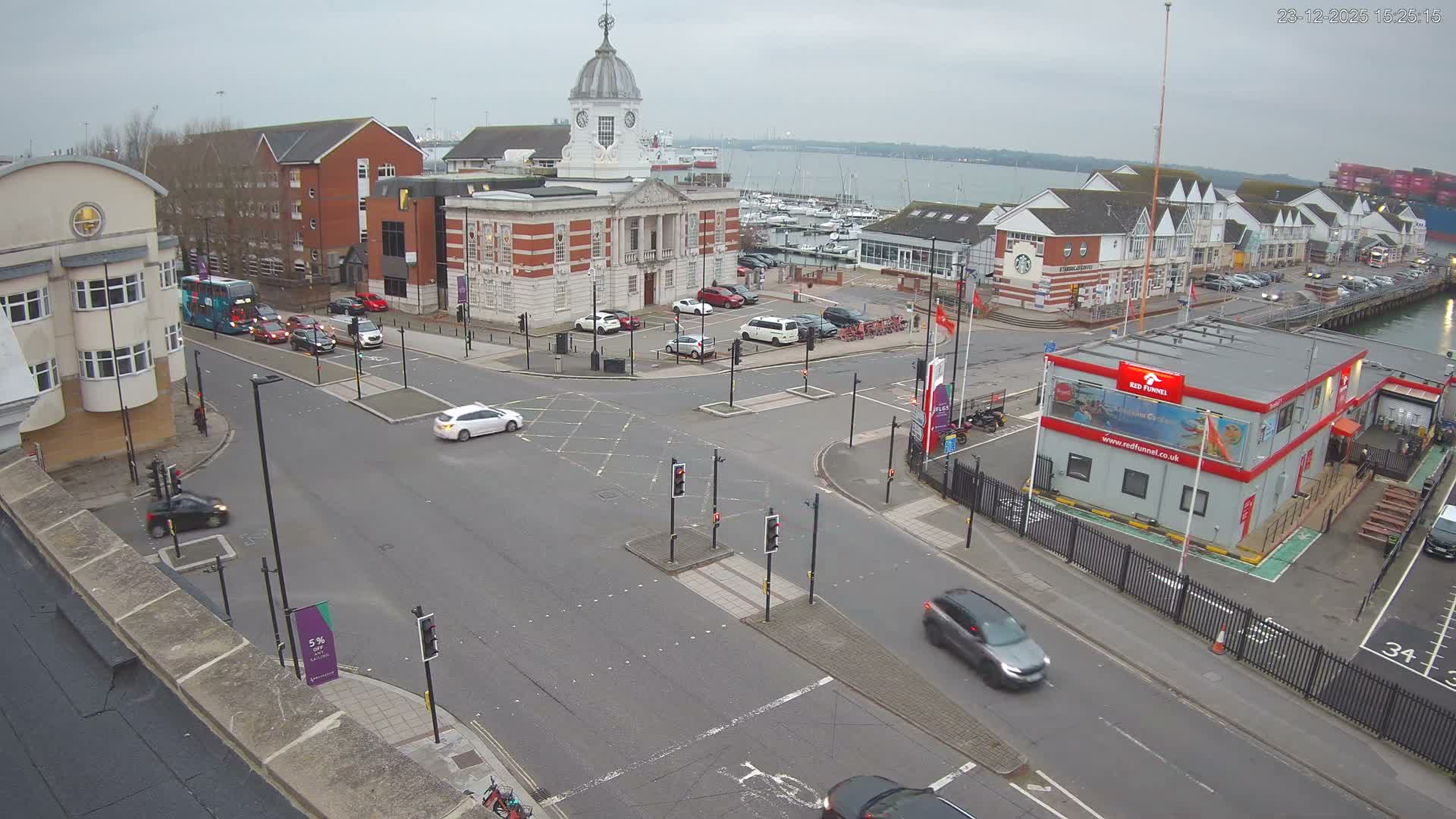 Southampton, Town Quay / Port Junction Live Cam - Southampton, Hampshire, South East, England, United Kingdom
