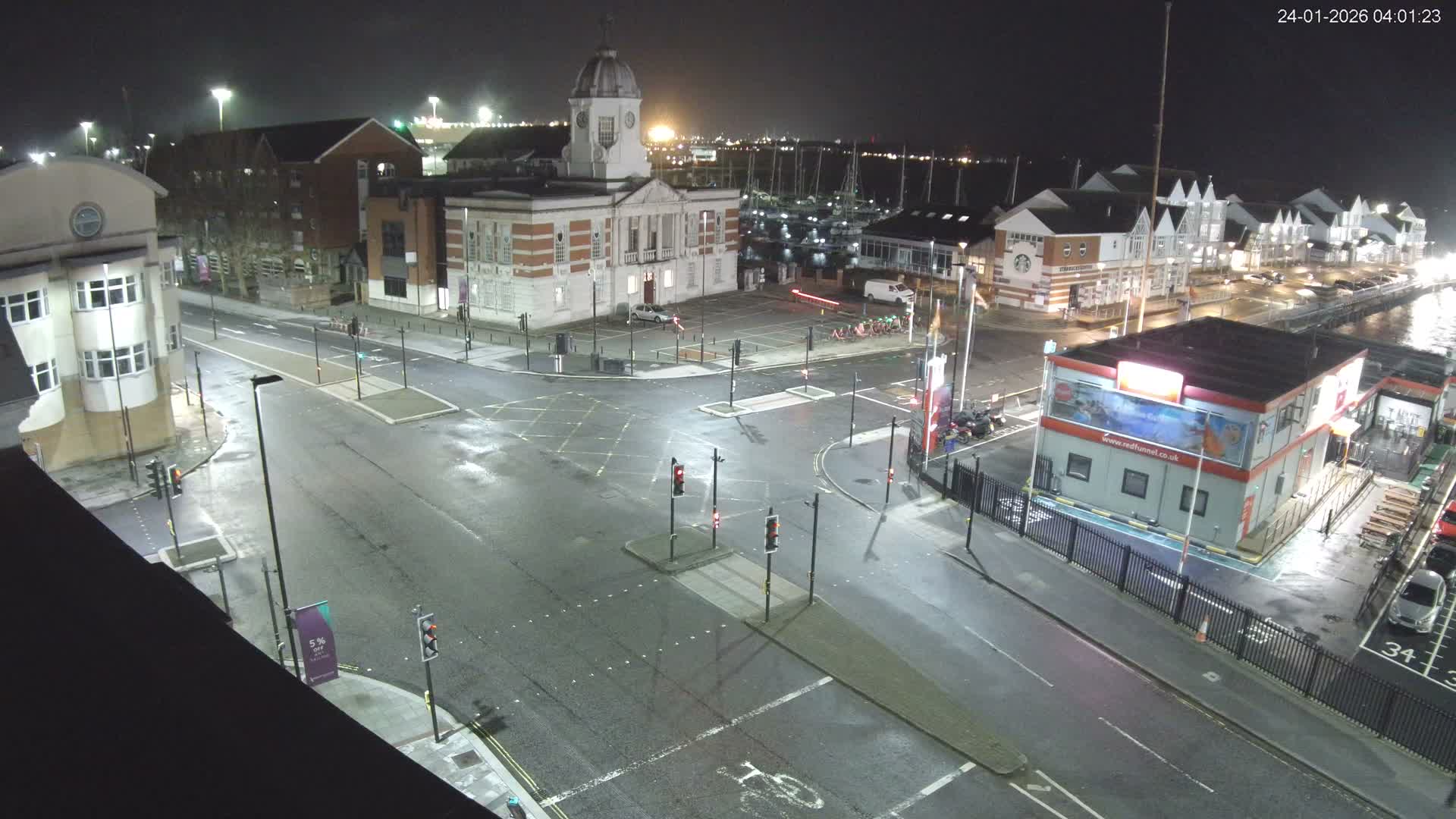 Southampton, Town Quay / Port Junction Live Cam - Southampton, Hampshire, South East, England, United Kingdom