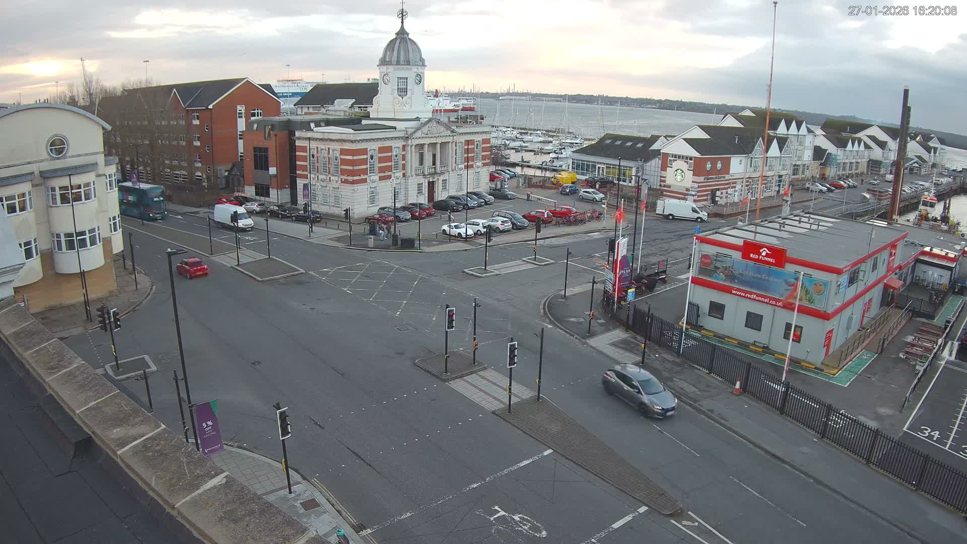 Southampton, Town Quay / Port Junction Live Cam - Southampton, Hampshire, South East, England, United Kingdom