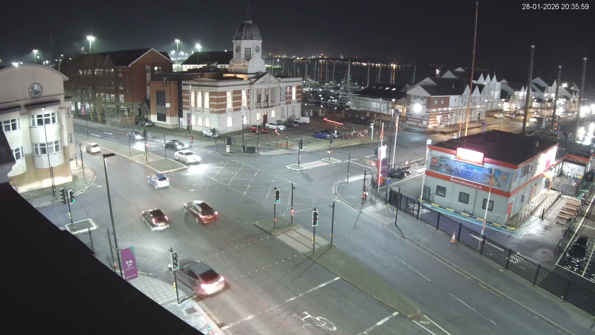 Southampton, Town Quay / Port Junction Live Cam - Southampton, Hampshire, South East, England, United Kingdom