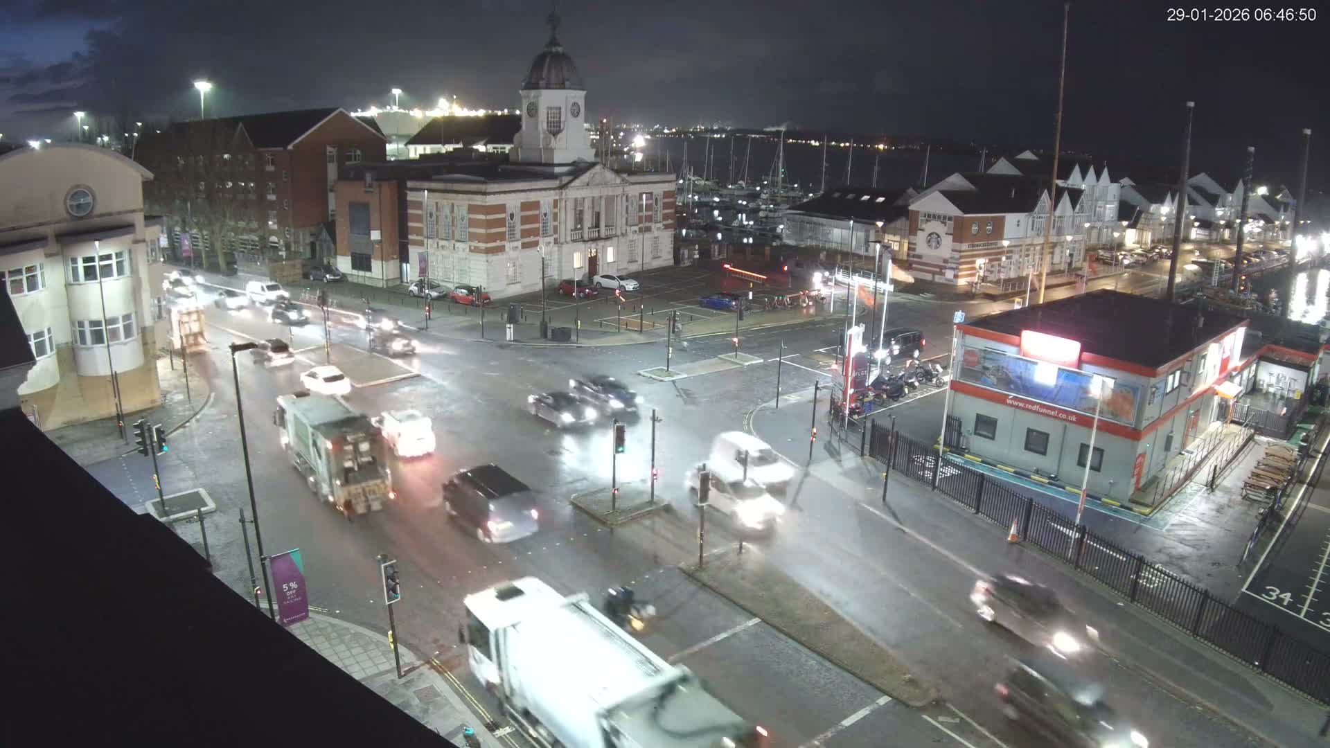 Southampton, Town Quay / Port Junction Live Cam - Southampton, Hampshire, South East, England, United Kingdom