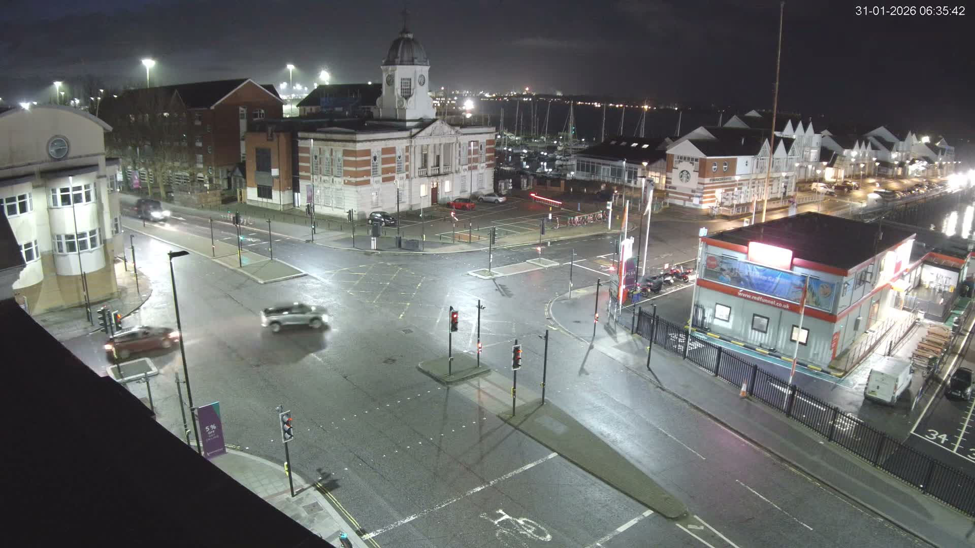 Southampton, Town Quay / Port Junction Live Cam - Southampton, Hampshire, South East, England, United Kingdom