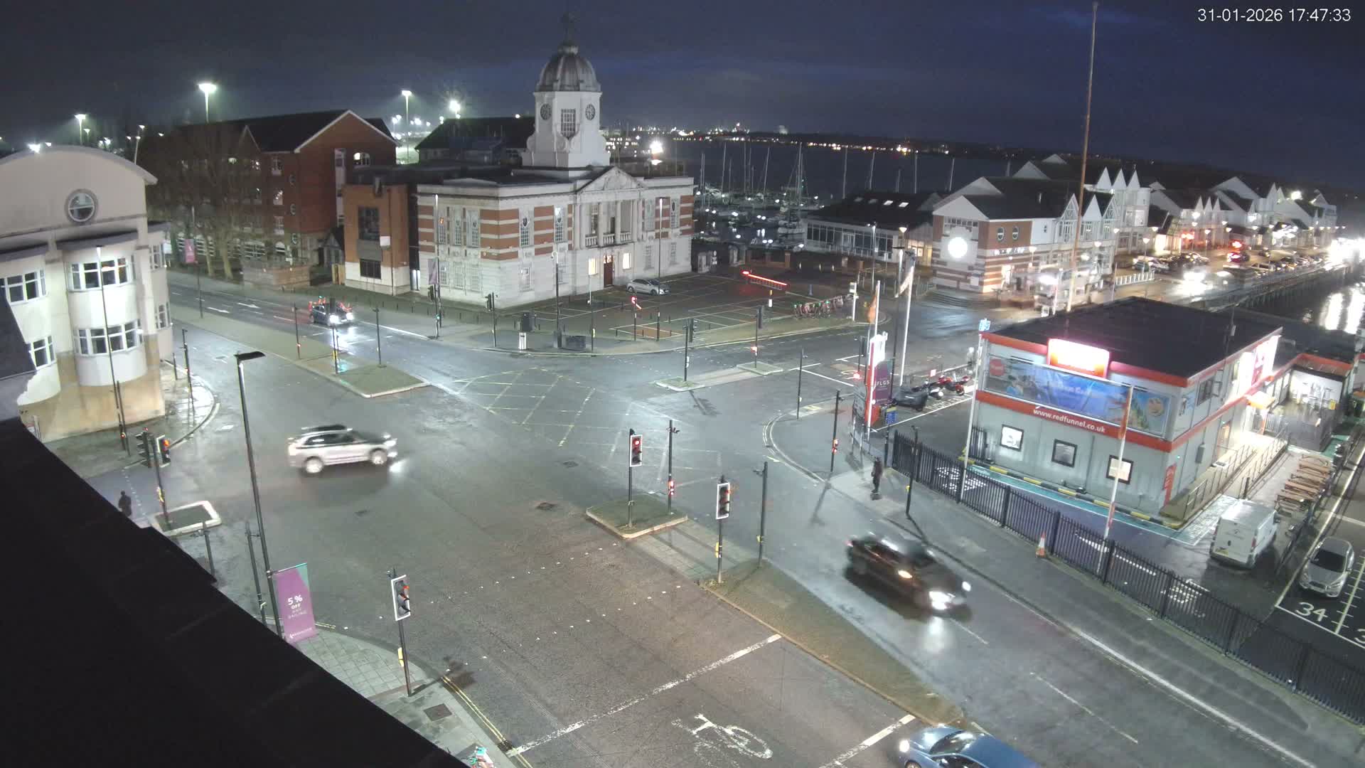 Southampton, Town Quay / Port Junction Live Cam - Southampton, Hampshire, South East, England, United Kingdom