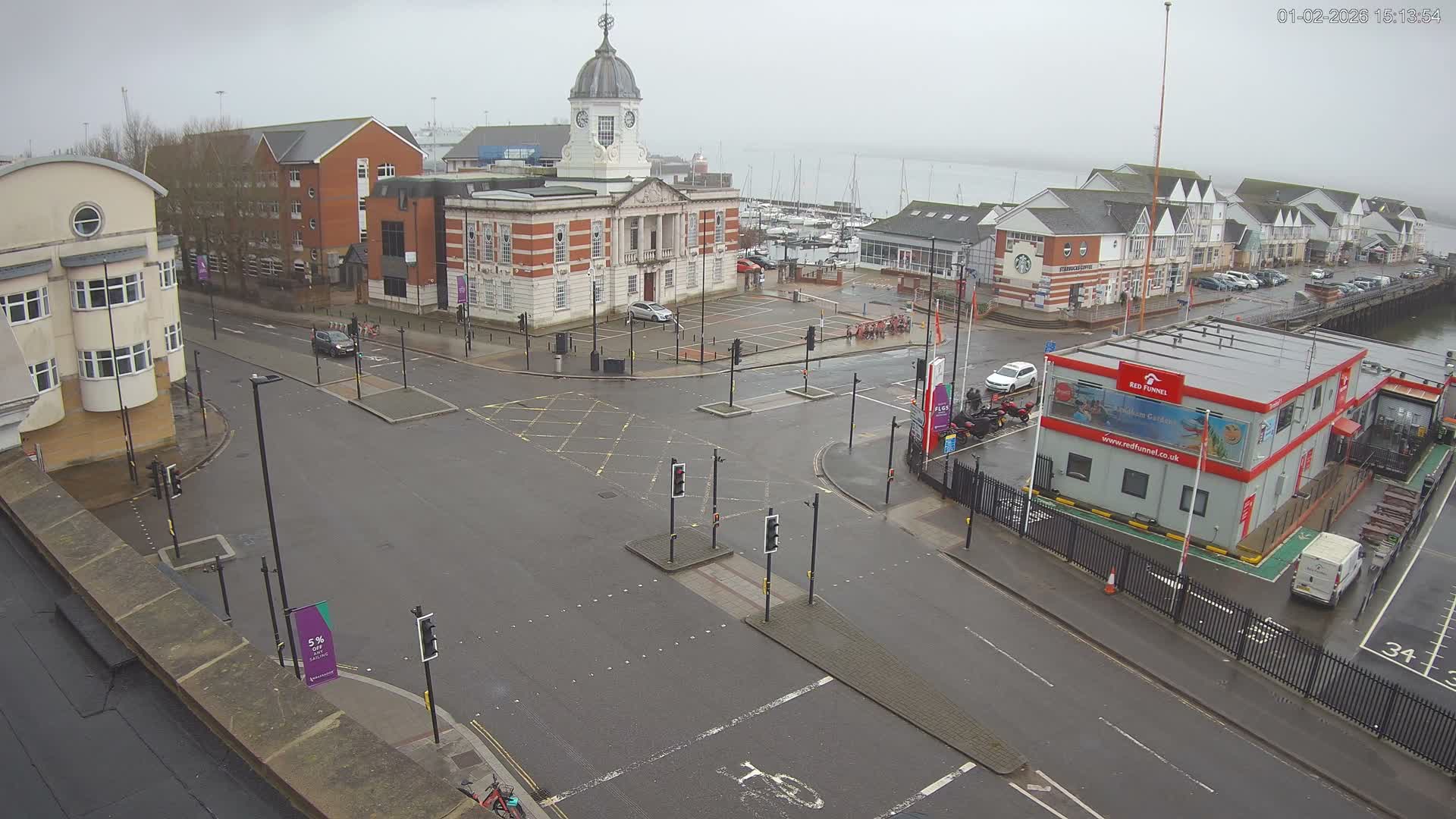 Southampton, Town Quay / Port Junction Live Cam - Southampton, Hampshire, South East, England, United Kingdom