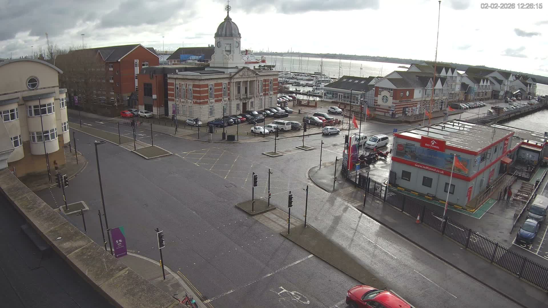 Southampton, Town Quay / Port Junction Live Cam - Southampton, Hampshire, South East, England, United Kingdom
