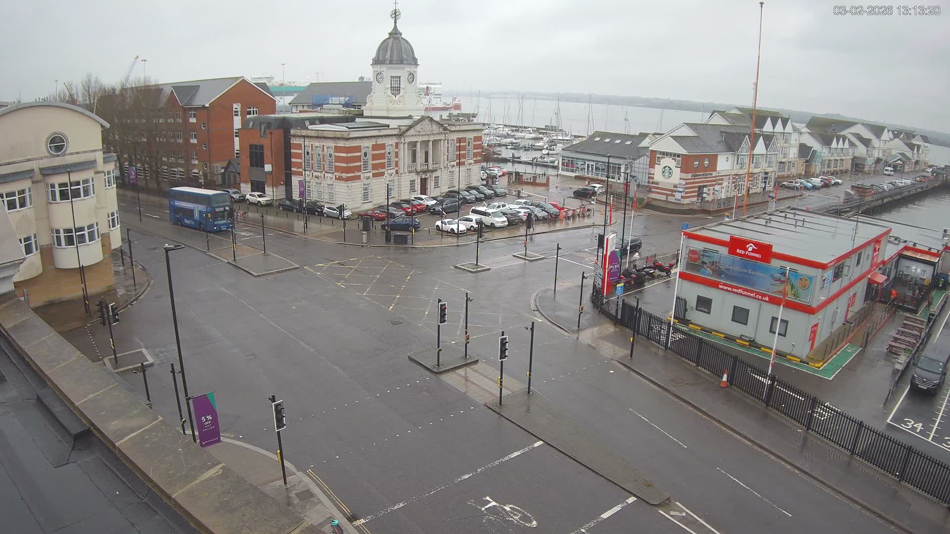 Southampton, Town Quay / Port Junction Live Cam - Southampton, Hampshire, South East, England, United Kingdom