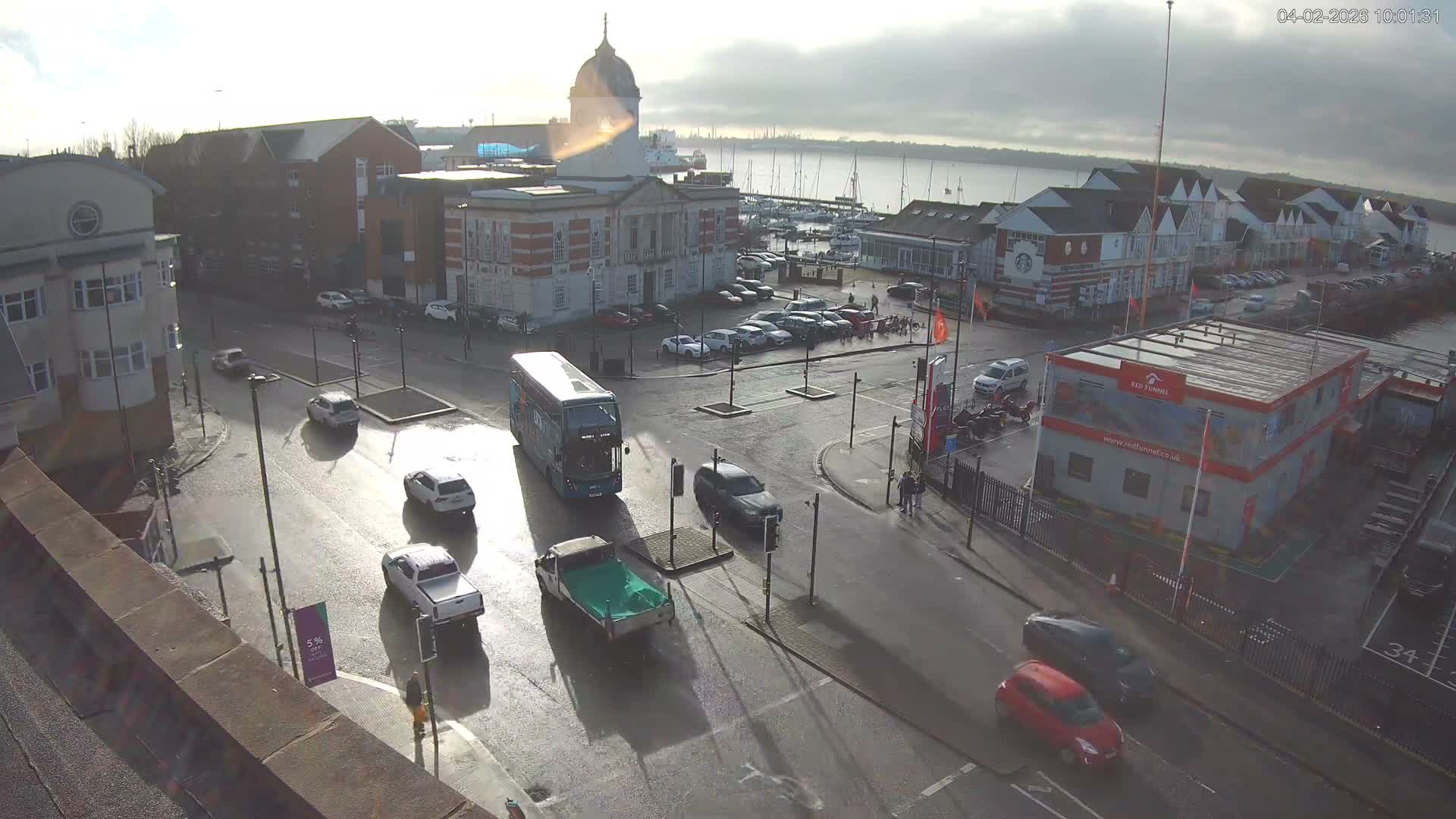 Southampton, Town Quay / Port Junction Live Cam - Southampton, Hampshire, South East, England, United Kingdom