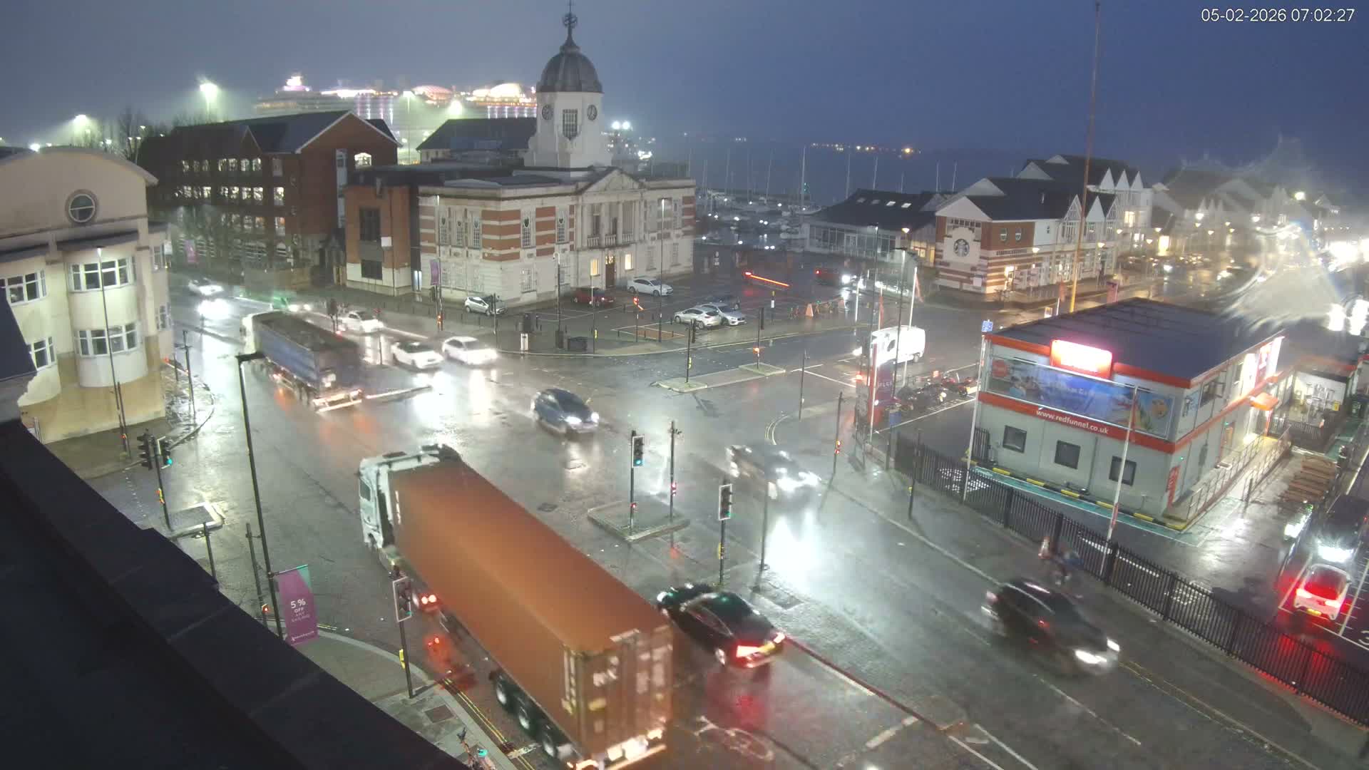 Southampton, Town Quay / Port Junction Live Cam - Southampton, Hampshire, South East, England, United Kingdom