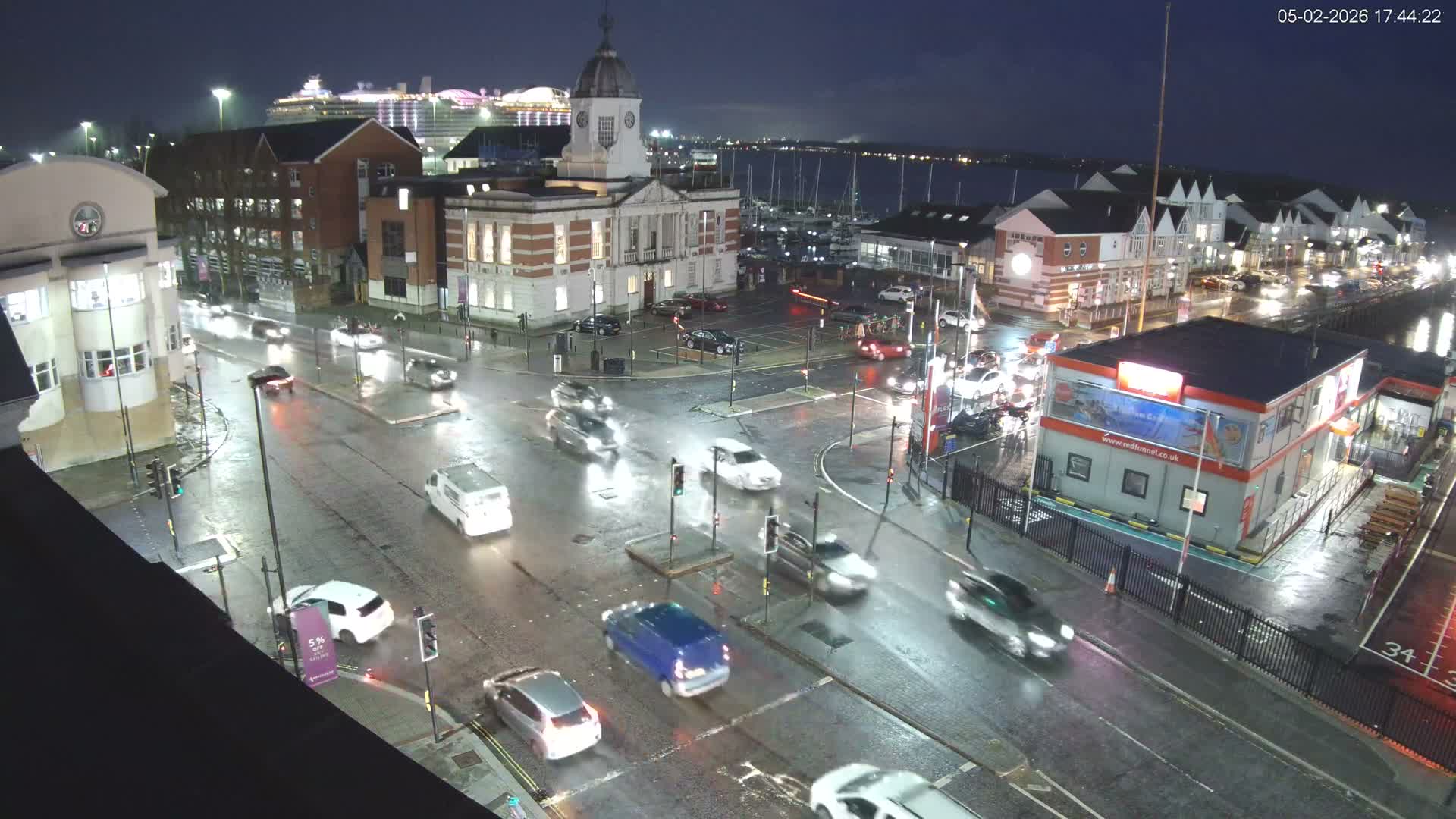 Southampton, Town Quay / Port Junction Live Cam - Southampton, Hampshire, South East, England, United Kingdom