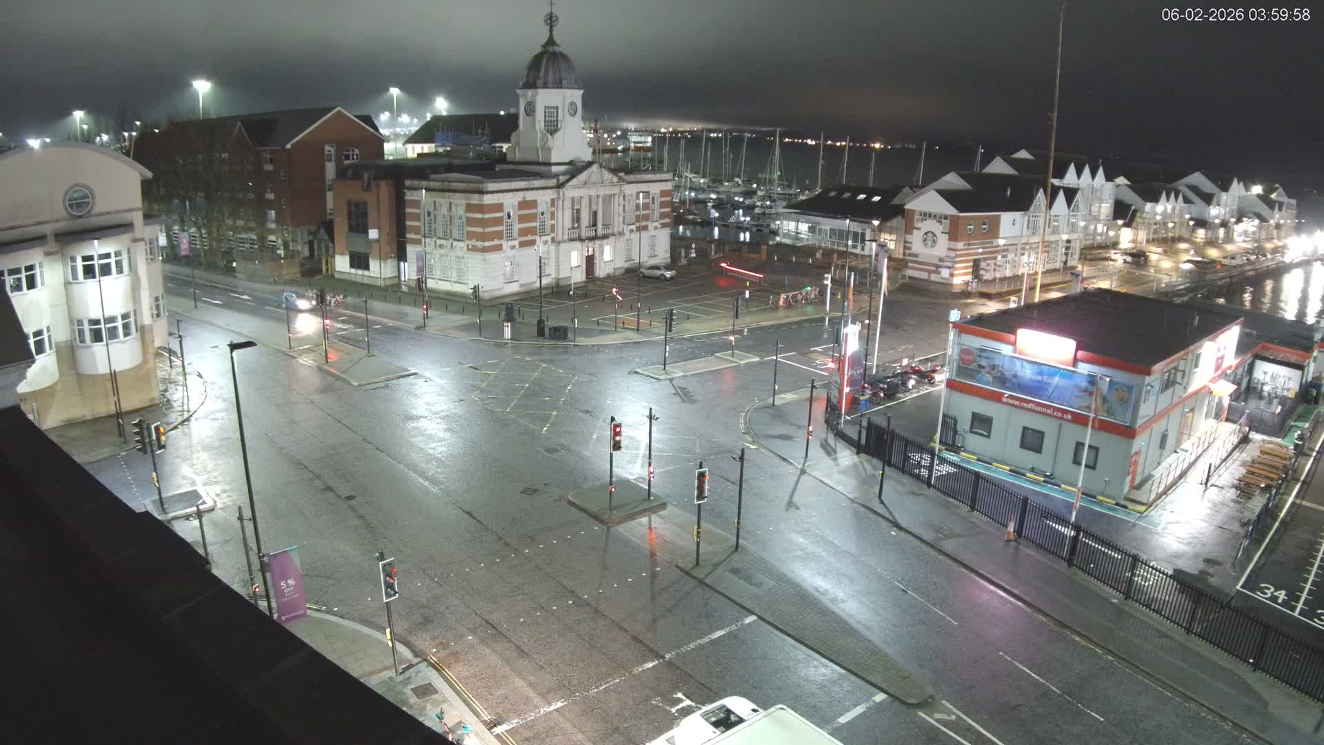 Southampton, Town Quay / Port Junction Live Cam - Southampton, Hampshire, South East, England, United Kingdom