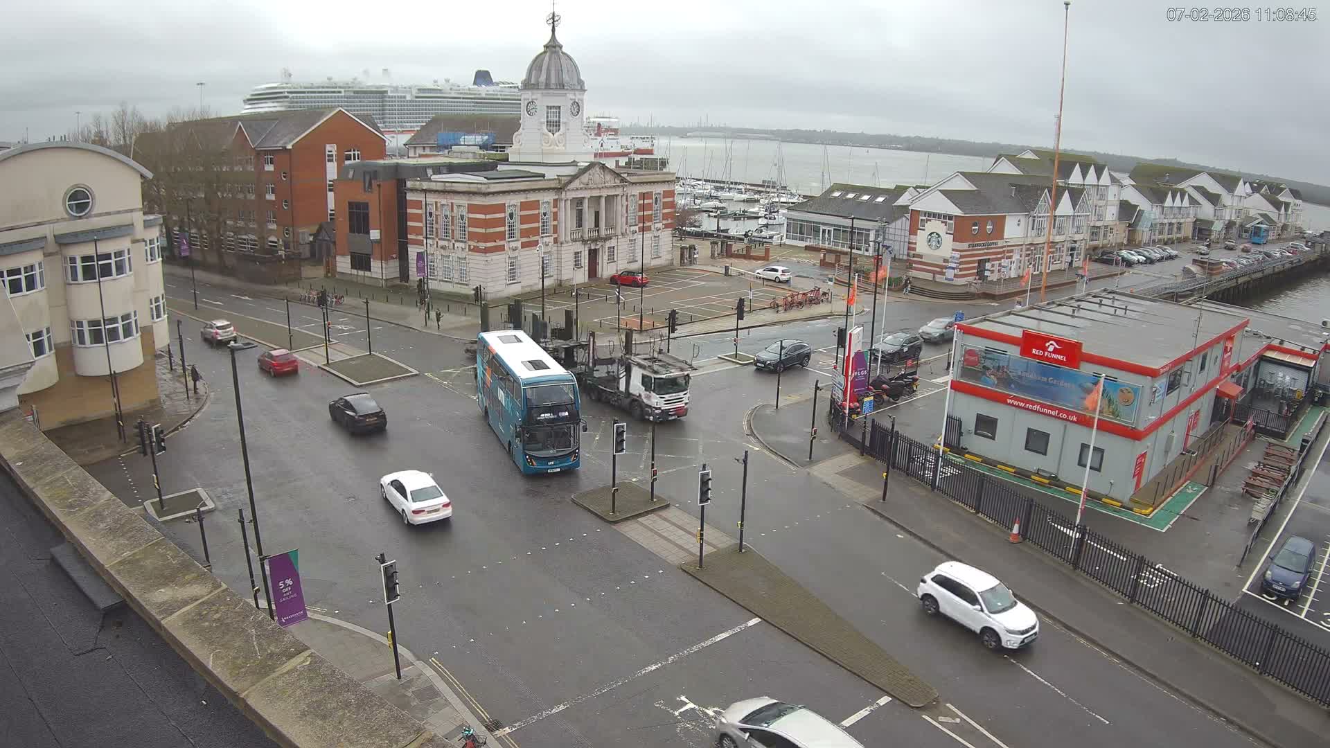 Southampton, Town Quay / Port Junction Live Cam - Southampton, Hampshire, South East, England, United Kingdom